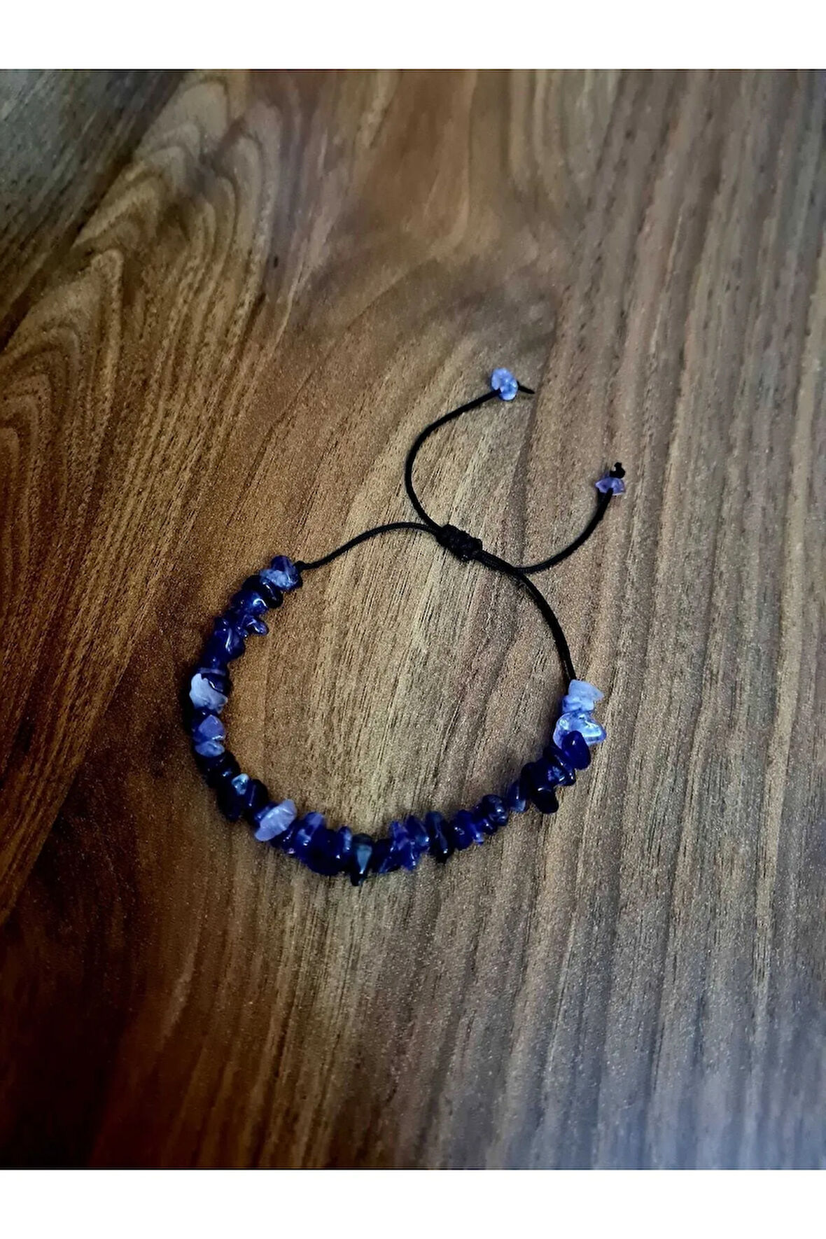 Doğal Kırık Taş Ametist Taşı Bileklik Asansörlü Kilit Sistemi