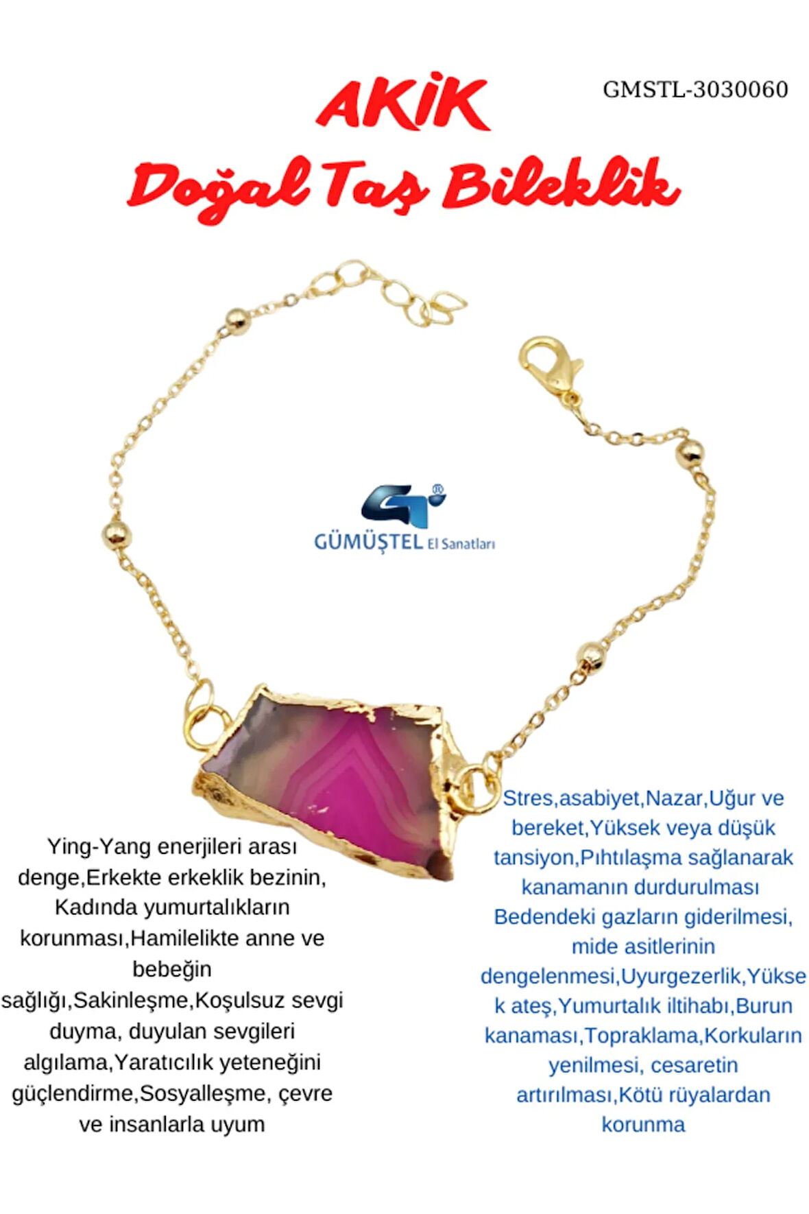 Doğal İşlenmemiş Akik Taşı Bileklik Tasarım Sevgiliye Anneye Hediye Sürpriz Hediyeli