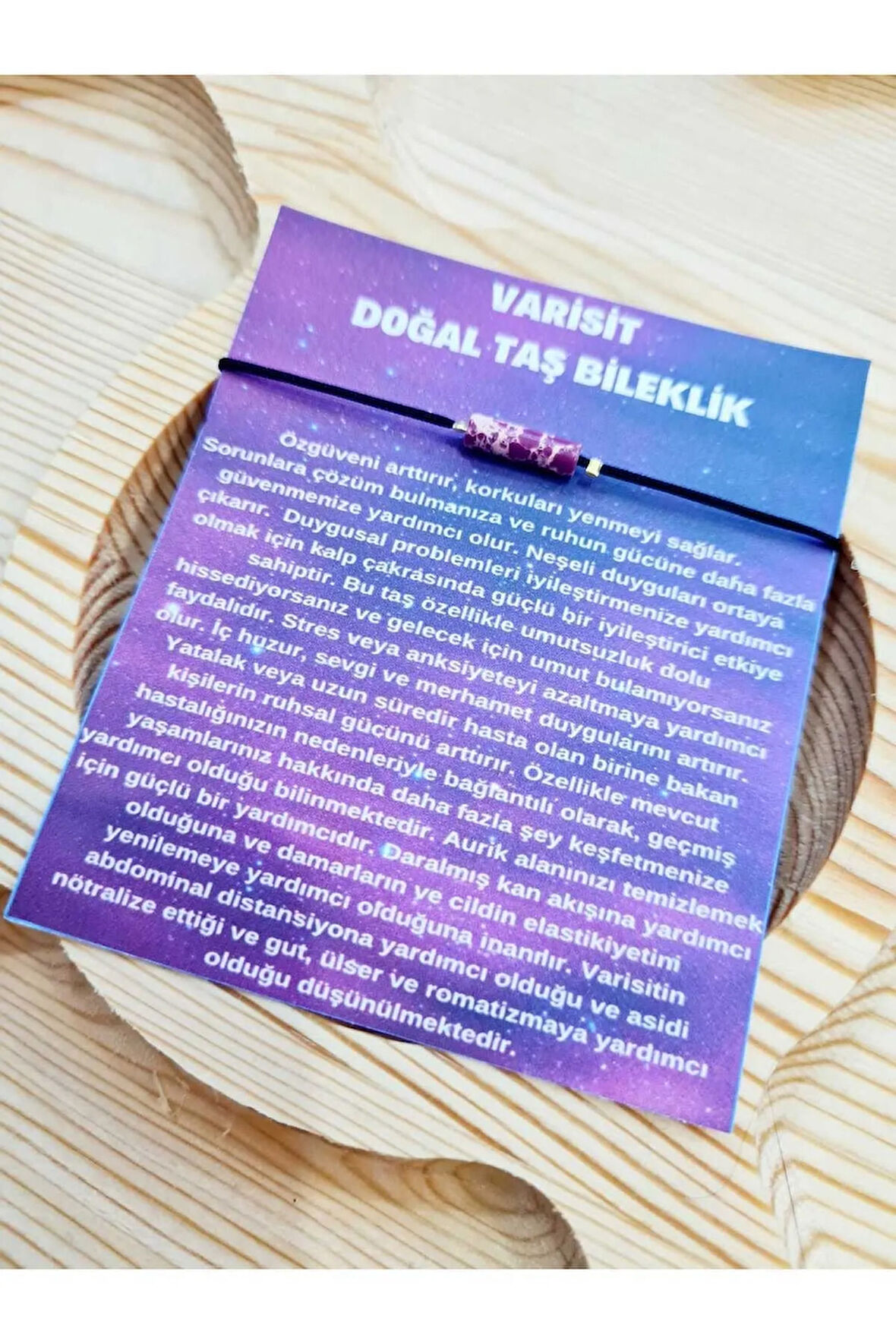 Varisit Doğal Taş Bileklik Sürpriz Hediyeli
