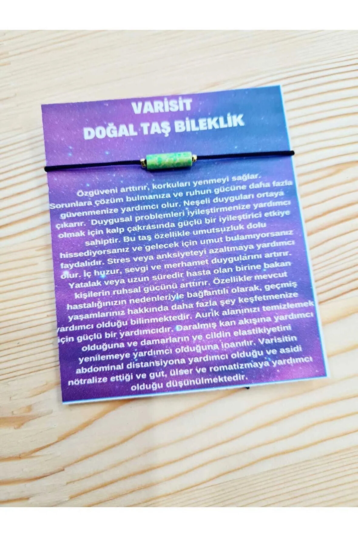 Varisit Doğal Taş Bileklik Sürpriz Hediyeli
