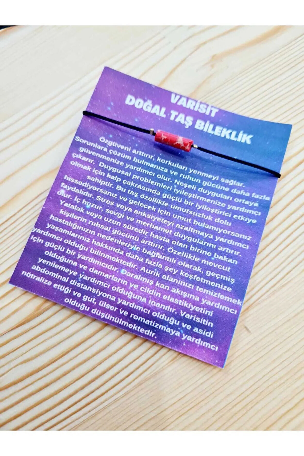 Varisit Doğal Taş Bileklik Sürpriz Hediyeli