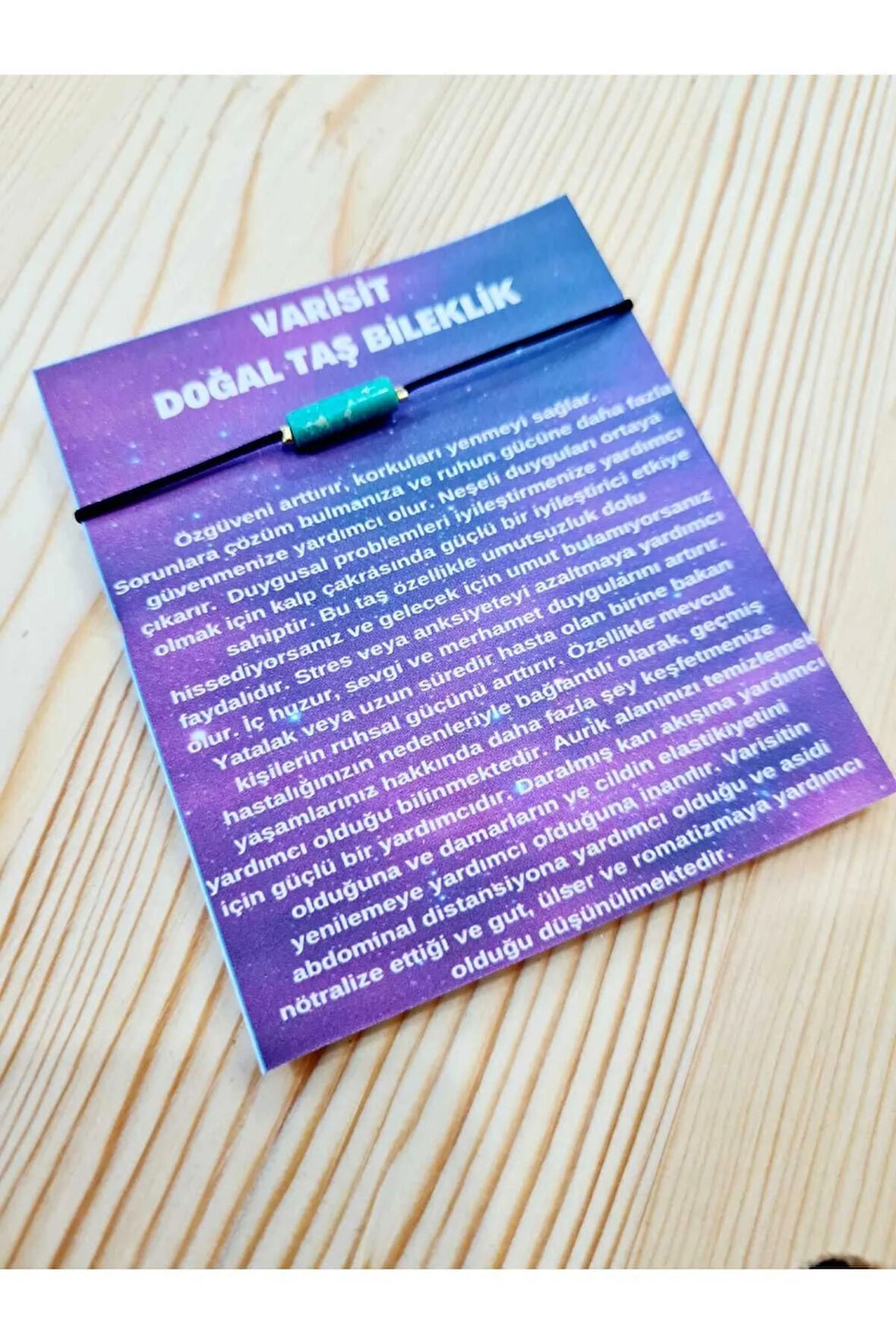 Varisit Doğal Taş Bileklik Sürpriz Hediyeli