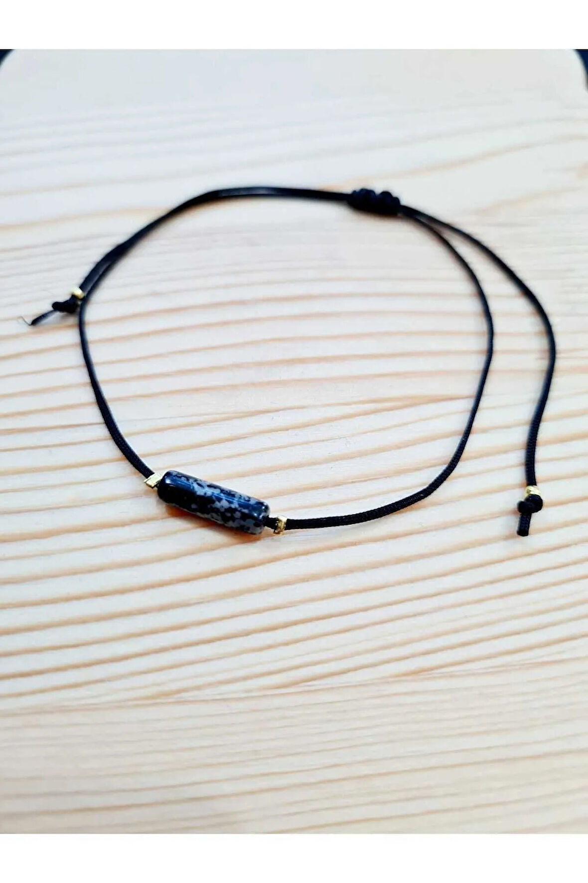 Obsidyen Doğal Taş Bileklik