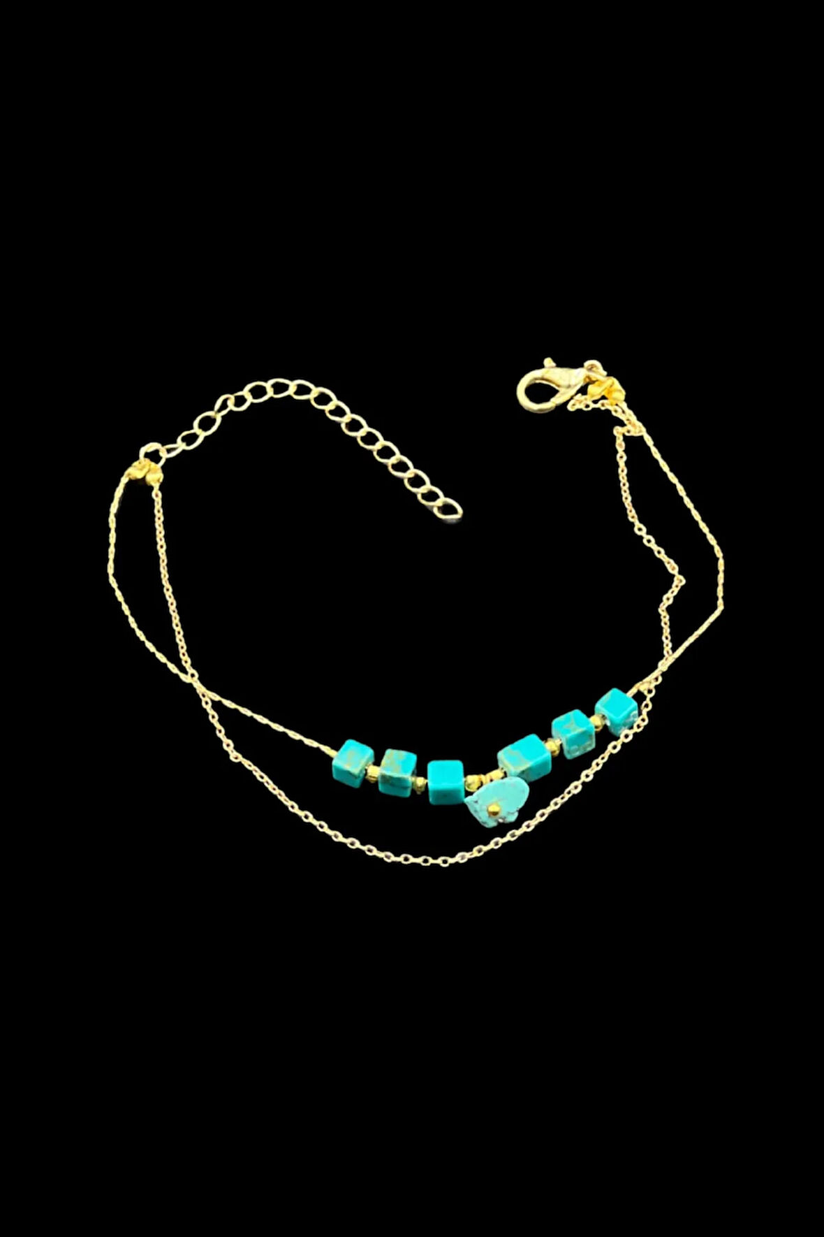 Doğal Taş Turkuaz Taşı Bileklik