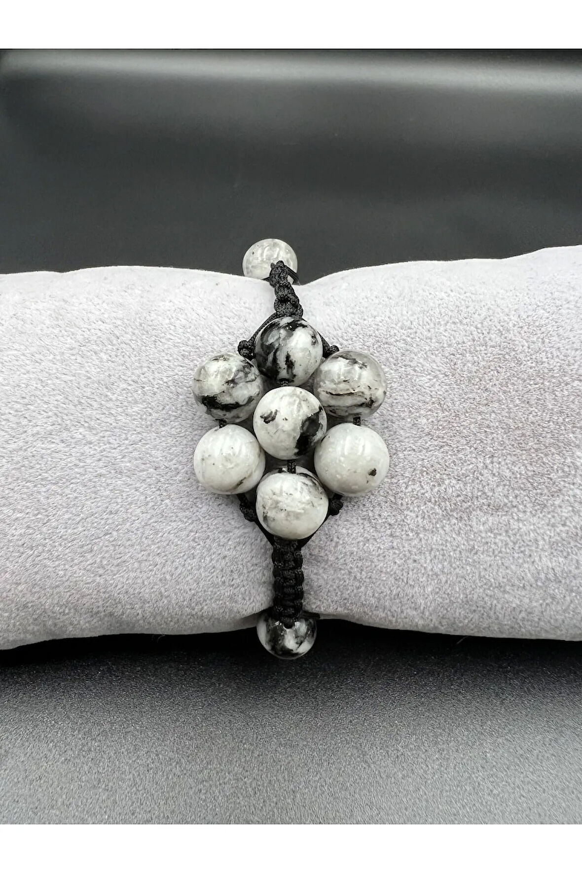 Jasper Doğal Taş Bileklik Asansörlü Kilit Sistemi