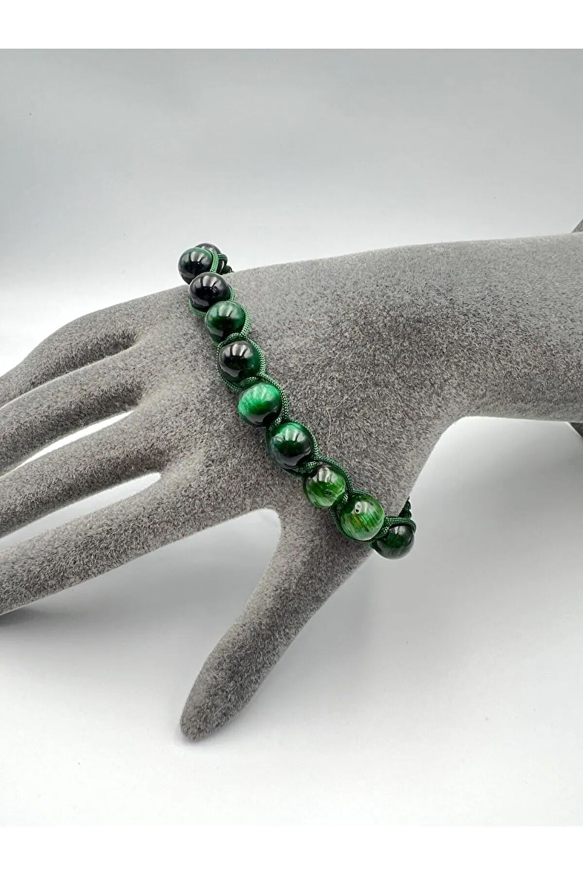 Kaplan Gözü Doğal Taş Bileklik Aaa Kalite El Yapımı Özel Tasarım