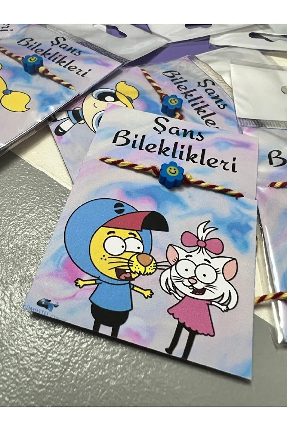 El Yapımı Fimo Karekterli Özel Kartlı Bileklik