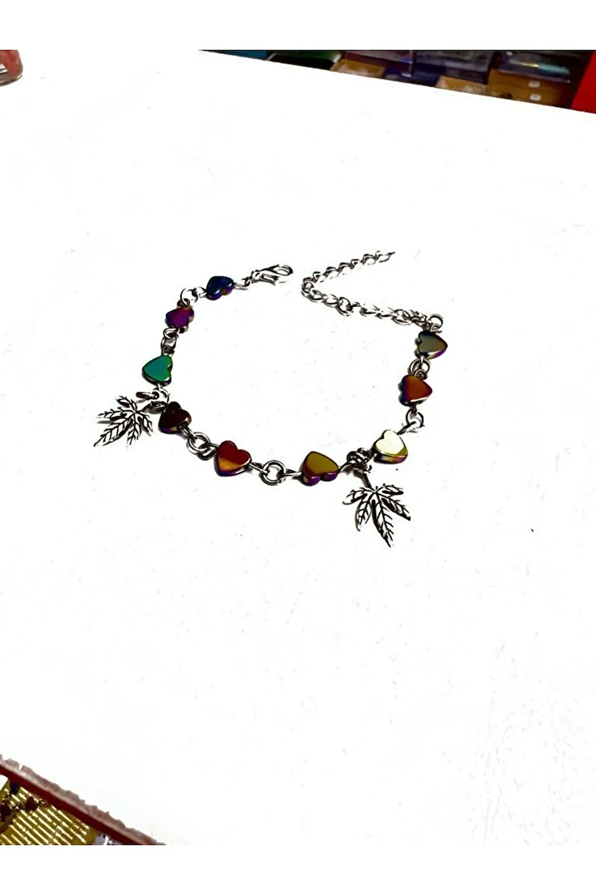 Hematit Doğal Taş Bileklik & Halhal Özel Tasarım