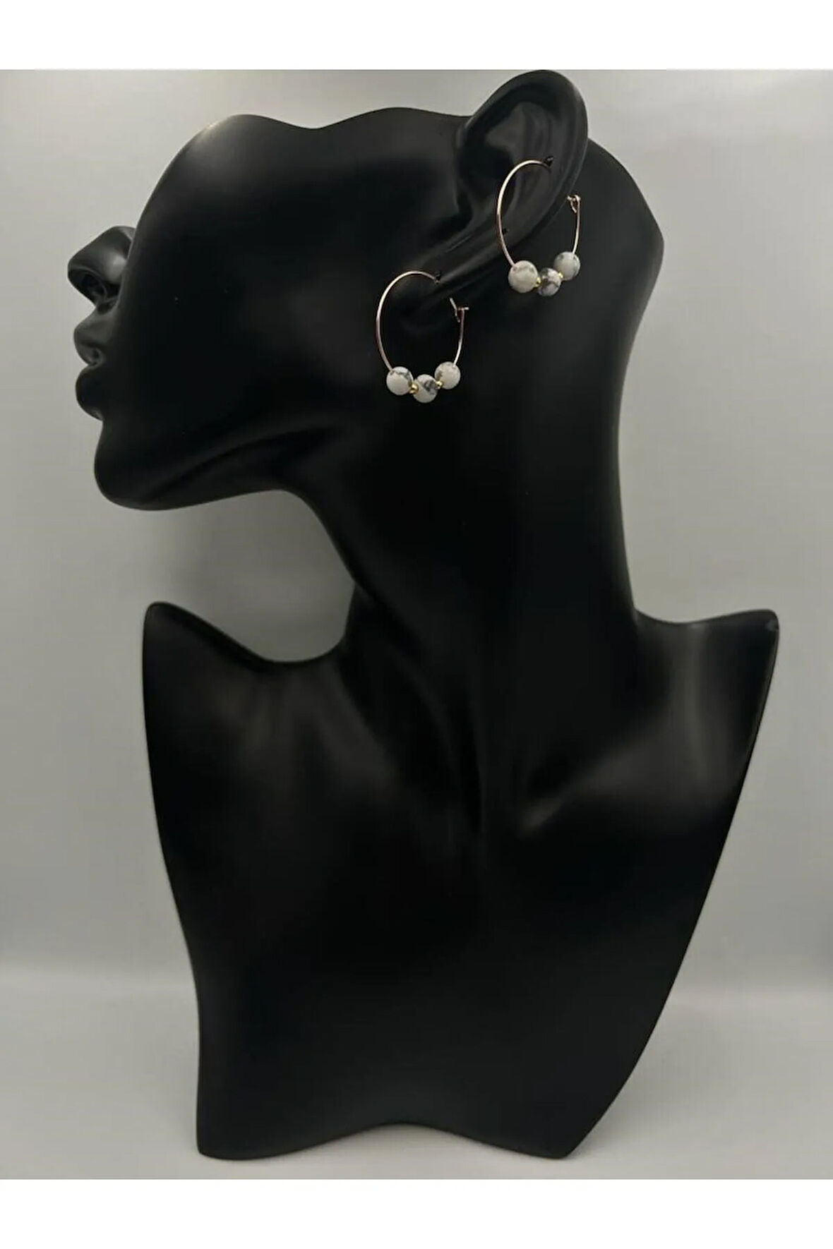 Havlit Doğal Taş Küpe