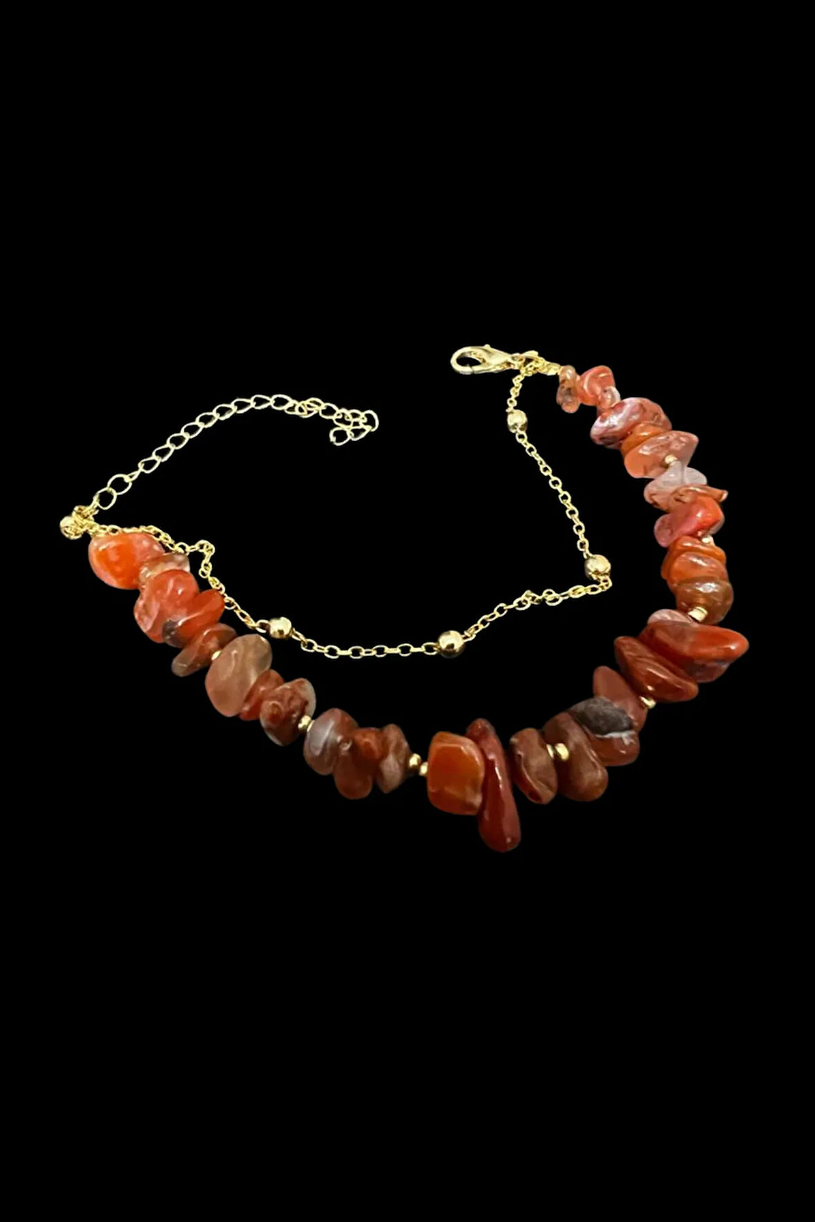 Sertifikalı Akik Doğal Taş Bileklik Özel Tasarım