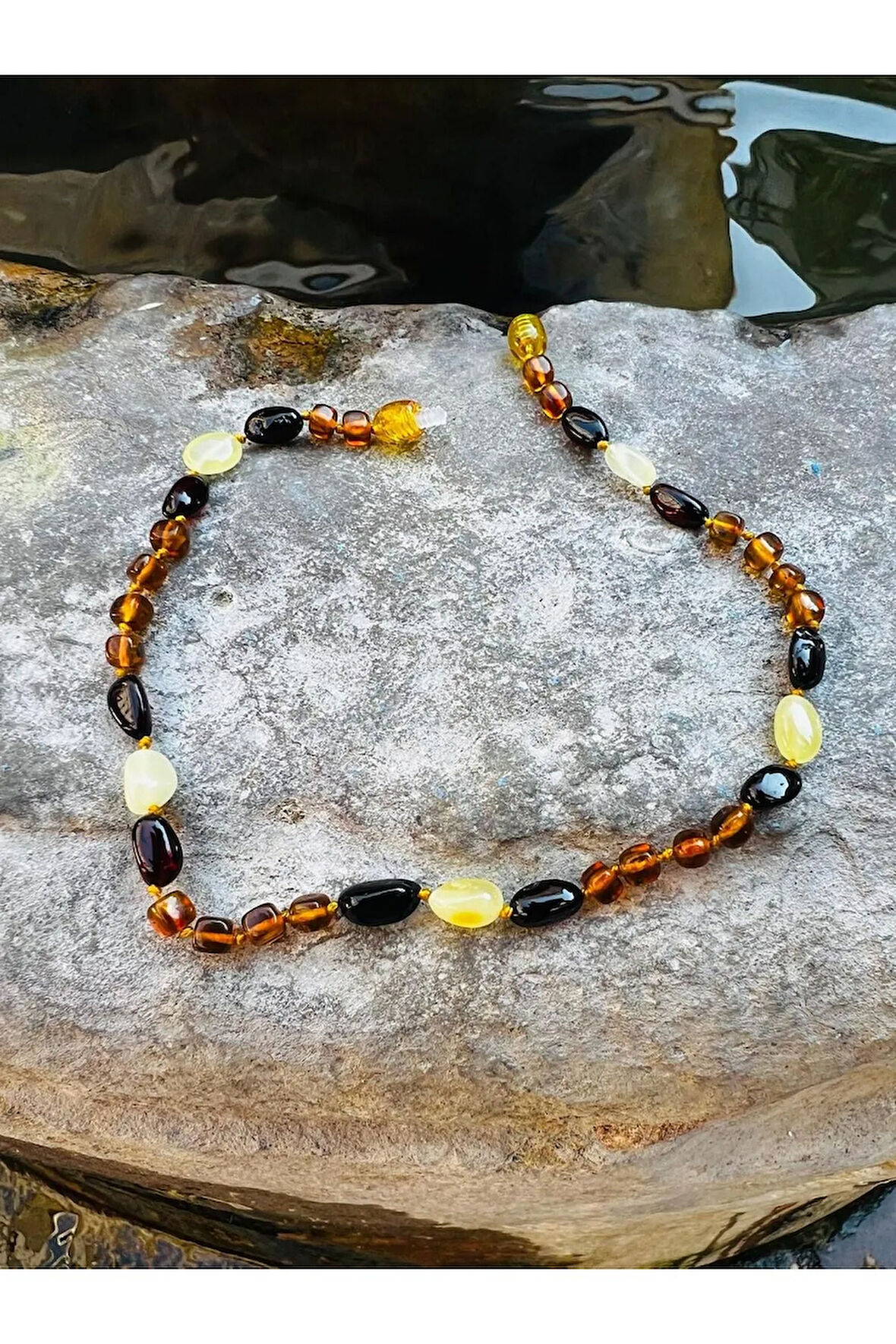 Sertifikalı Kehribar Bebek Diş Kolyesi