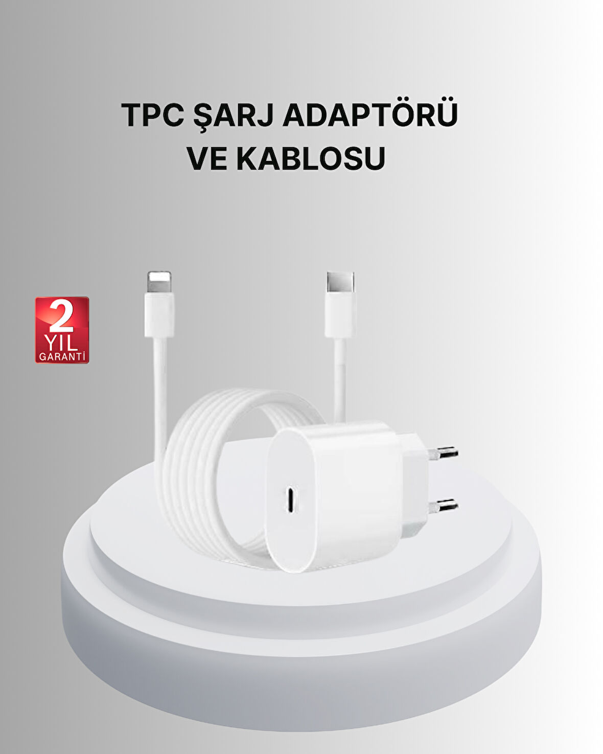 Yeni Nesil 20W USB-C Hızlı Şarj Cihazı iOS Tam Uyumlu
