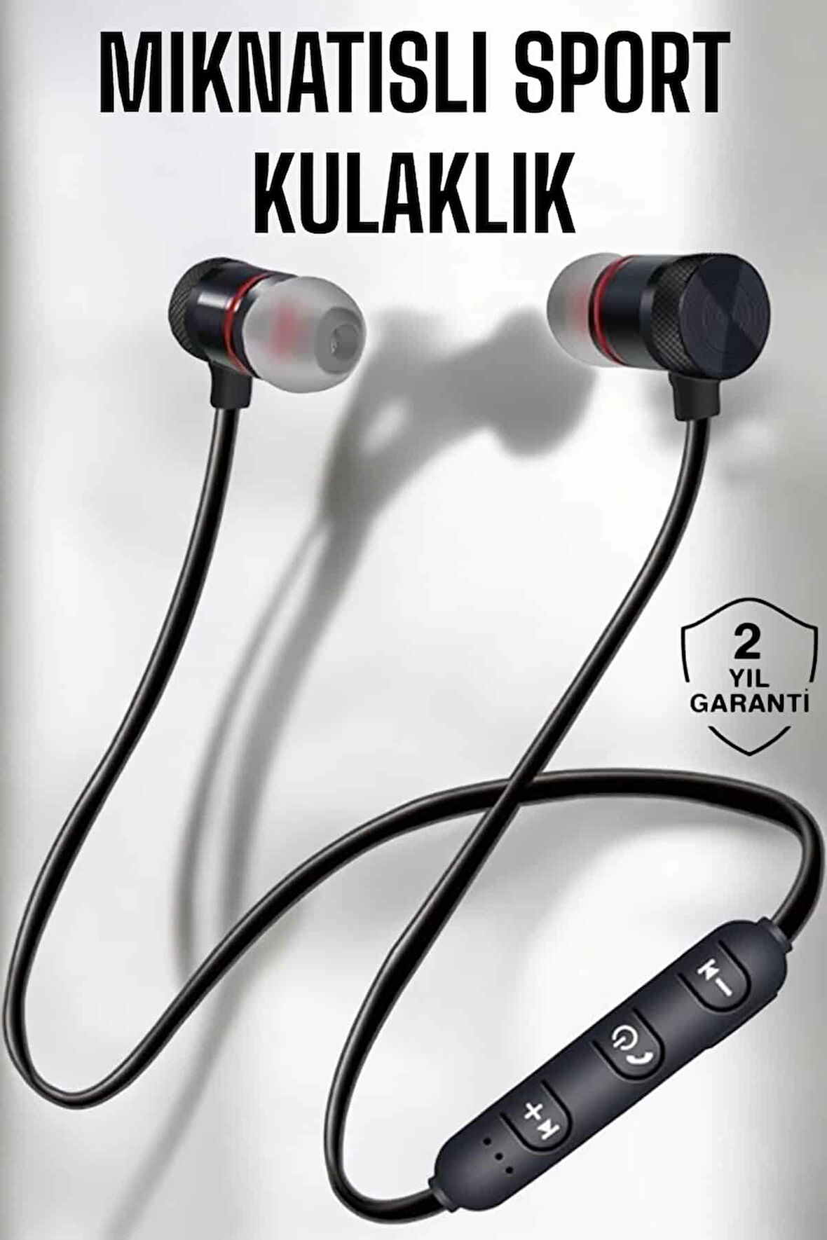 Kablolu Mıknatıslı Sport Kulaklık Bluetooth Bağlantılı