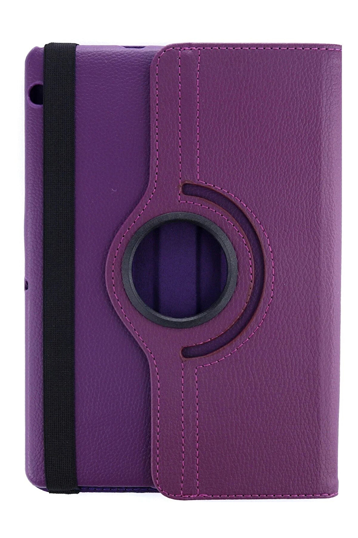 Huawei MediaPad T3 10 / 9.6 Kılıf 360 Tablet Deri Kılıf - Mürdüm-(5796)