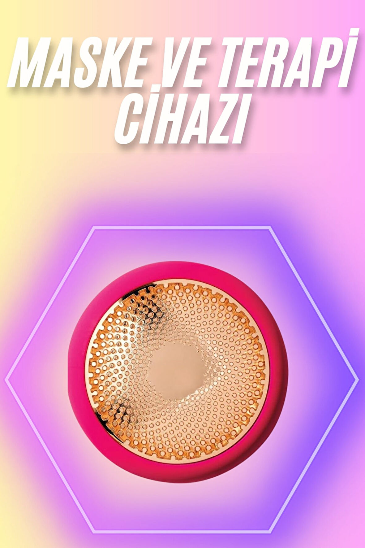 Mini Saç Derisi Masaj Aleti Led Işık Terapisi Cildi Yatıştırır ve Dengeler