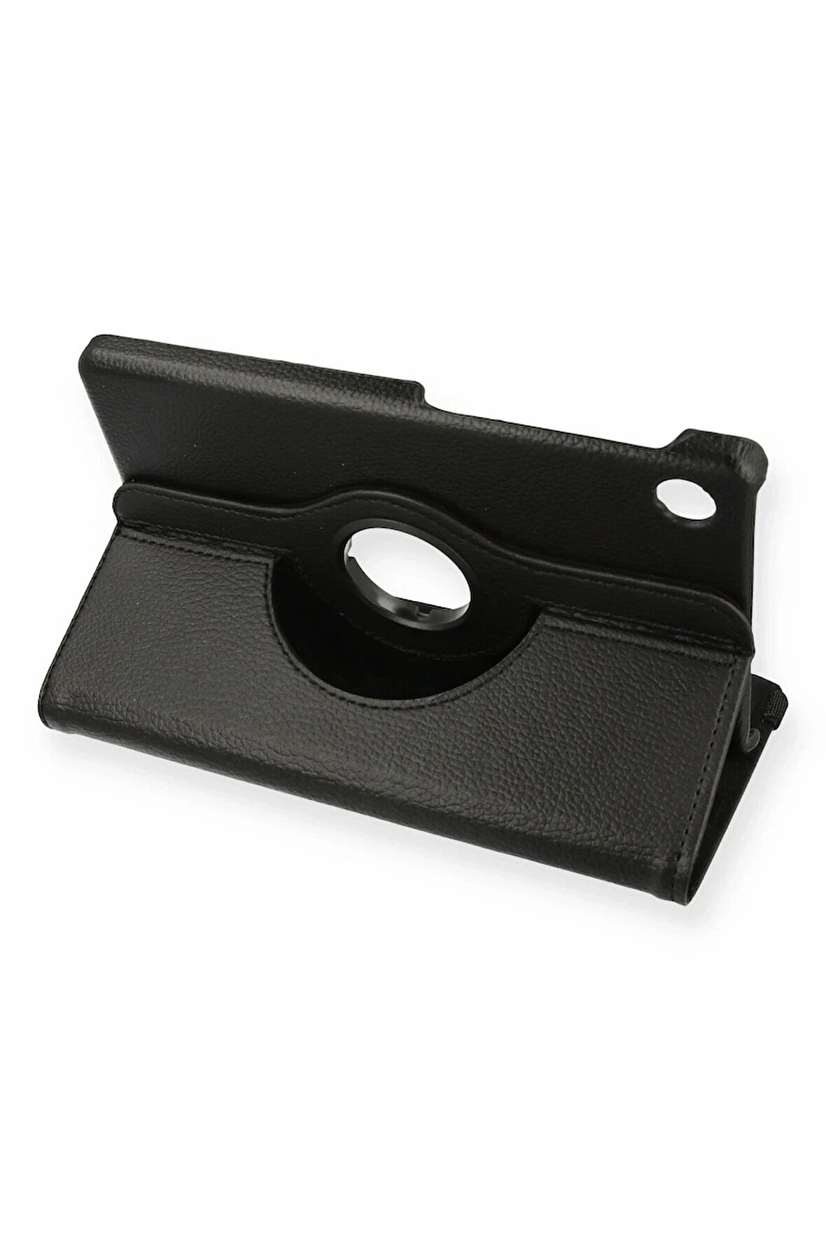 Huawei MatePad T8 8 Kılıf 360 Tablet Deri Kılıf - Siyah-(5796)