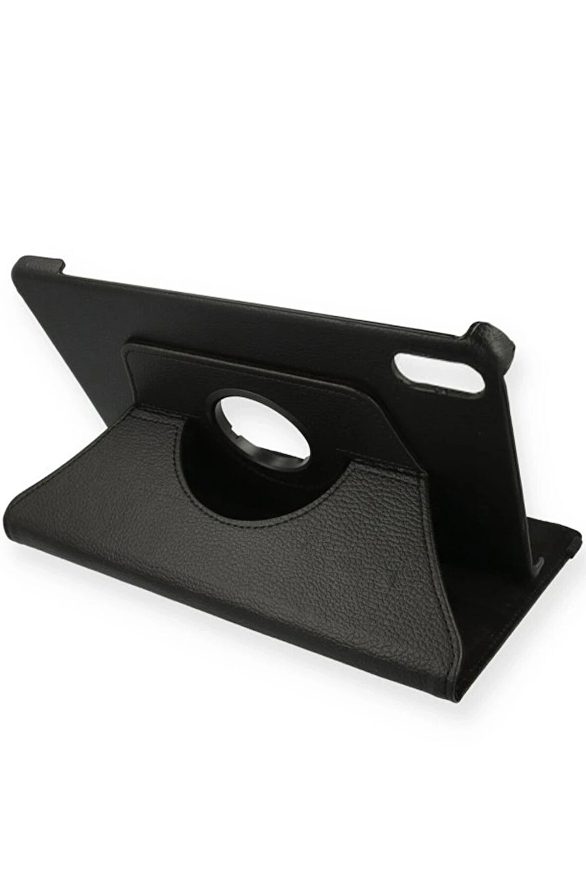 Huawei Honor Pad V9 Kılıf 360 Tablet Deri Kılıf - Siyah-(5796)