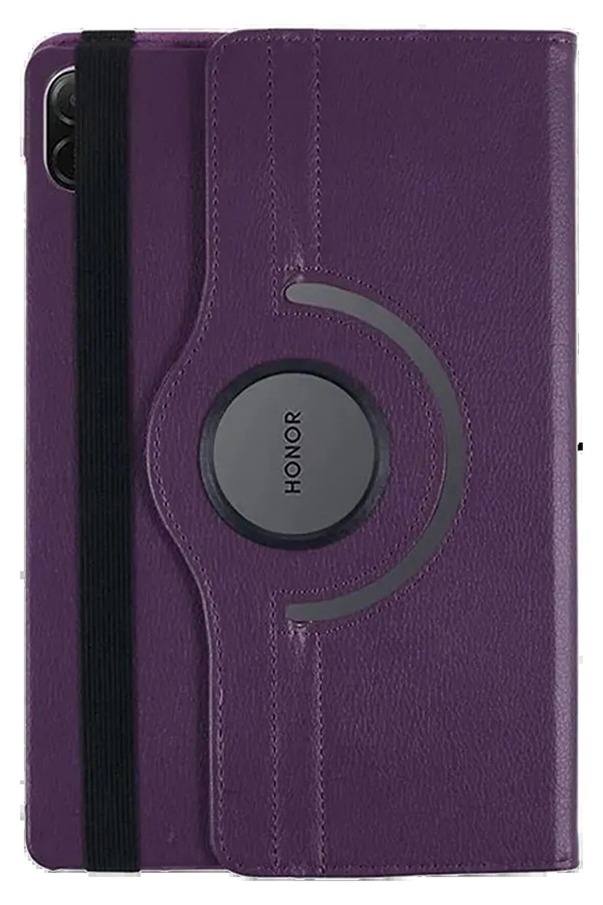 Huawei Honor Pad X8A Kılıf 360 Tablet Deri Kılıf - Mürdüm-(5796)