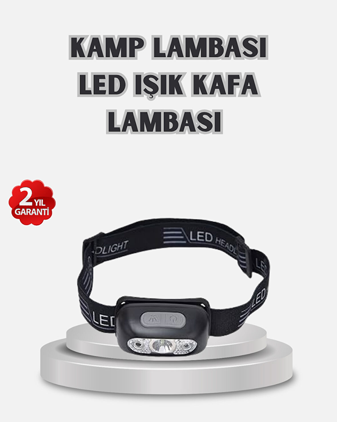 Gece Balıkçılığı İçin Ultra Parlak Şarjlı Kafa Lambası | 4 Işık Modu + 