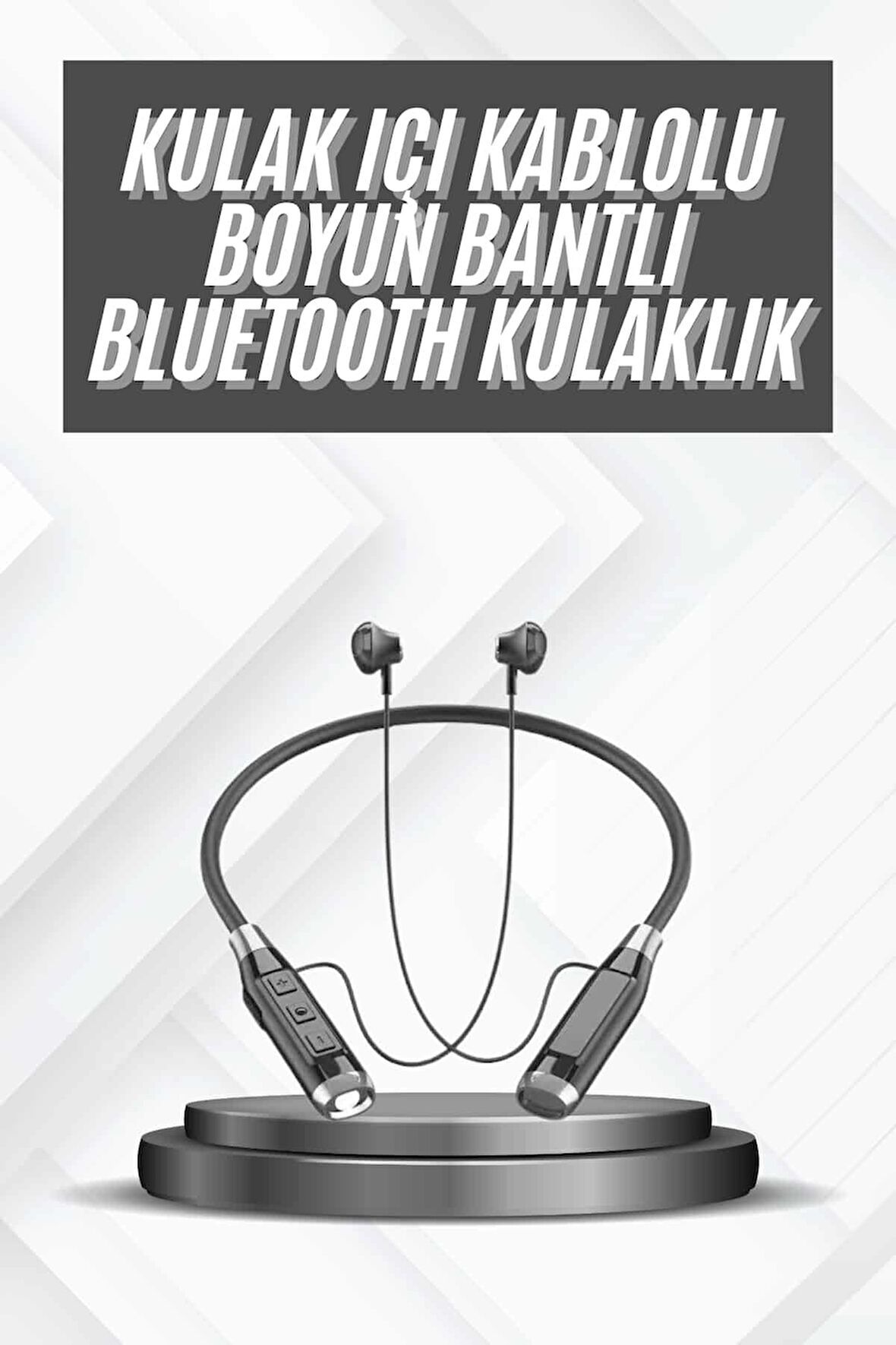 Bluetooth Kulaklık 120 Saat Kullanım Süresi Boyun Askılı Bluetooth Kablosuz Kul