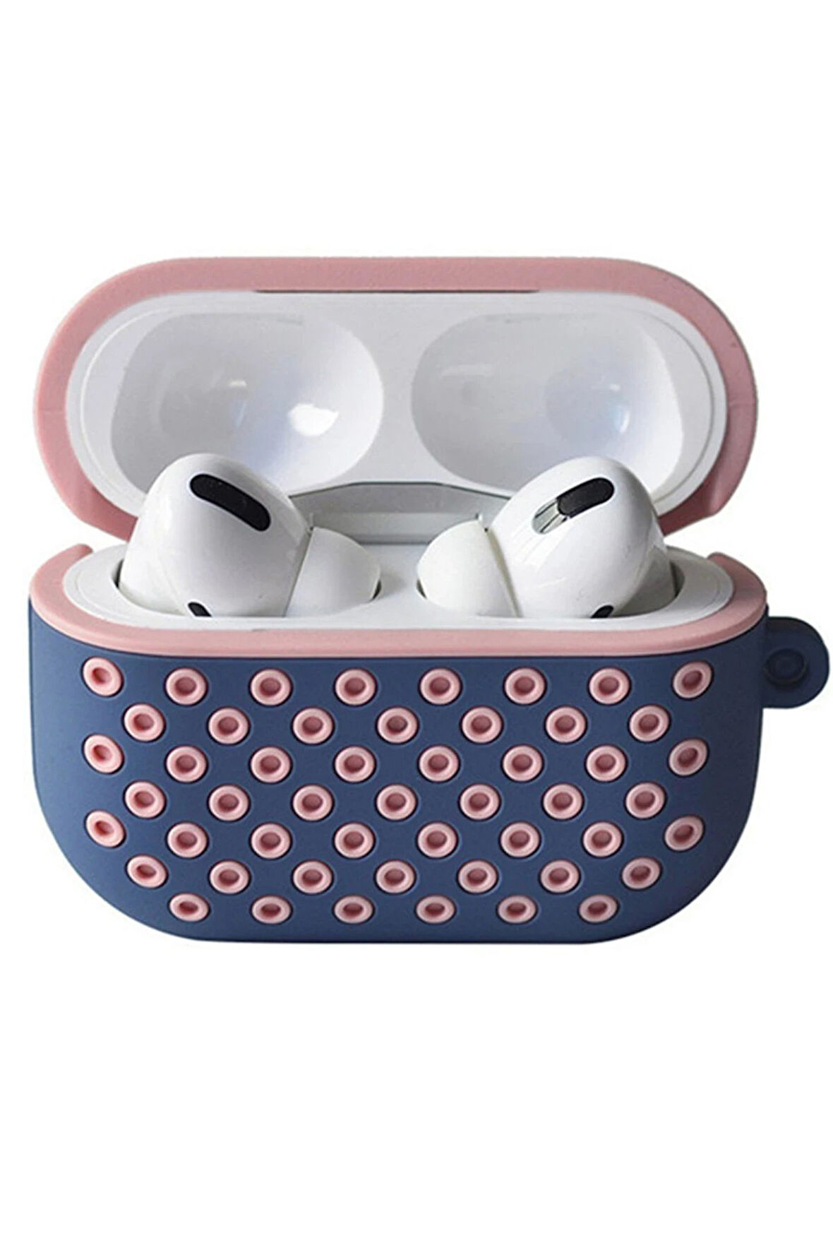 Airpods Pro 2 (2.nesil) Spor Delikli Kılıf - Mavi-Pembe-(5796)
