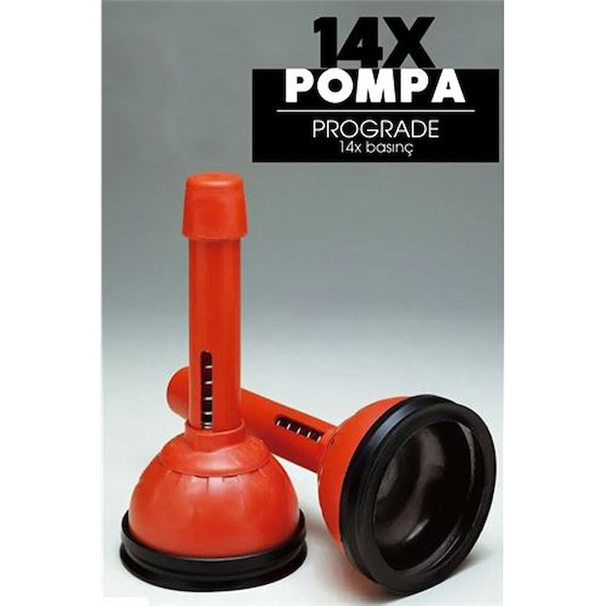 HSNET ProGrade Pistonlu 14X Lavabo Gider Açıcı Pompa