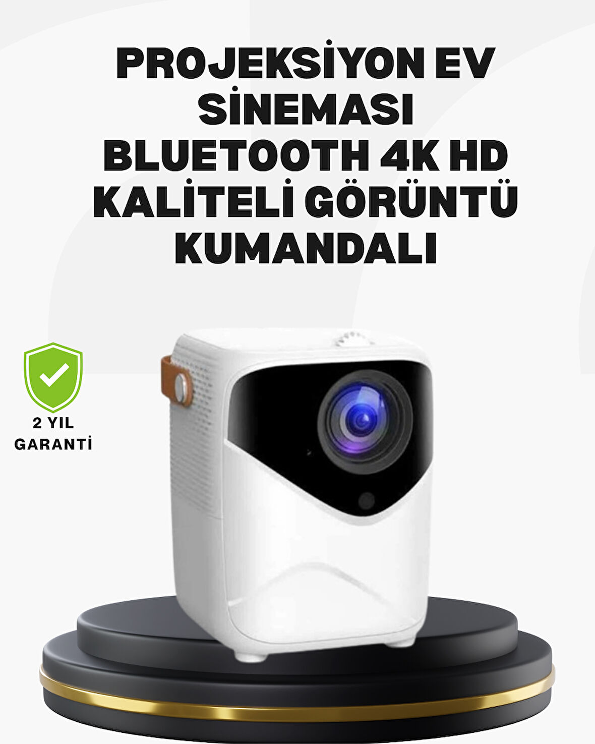 50 inç TV Deneyimli Projektör – Yakın Mesafede Geniş Görüntü