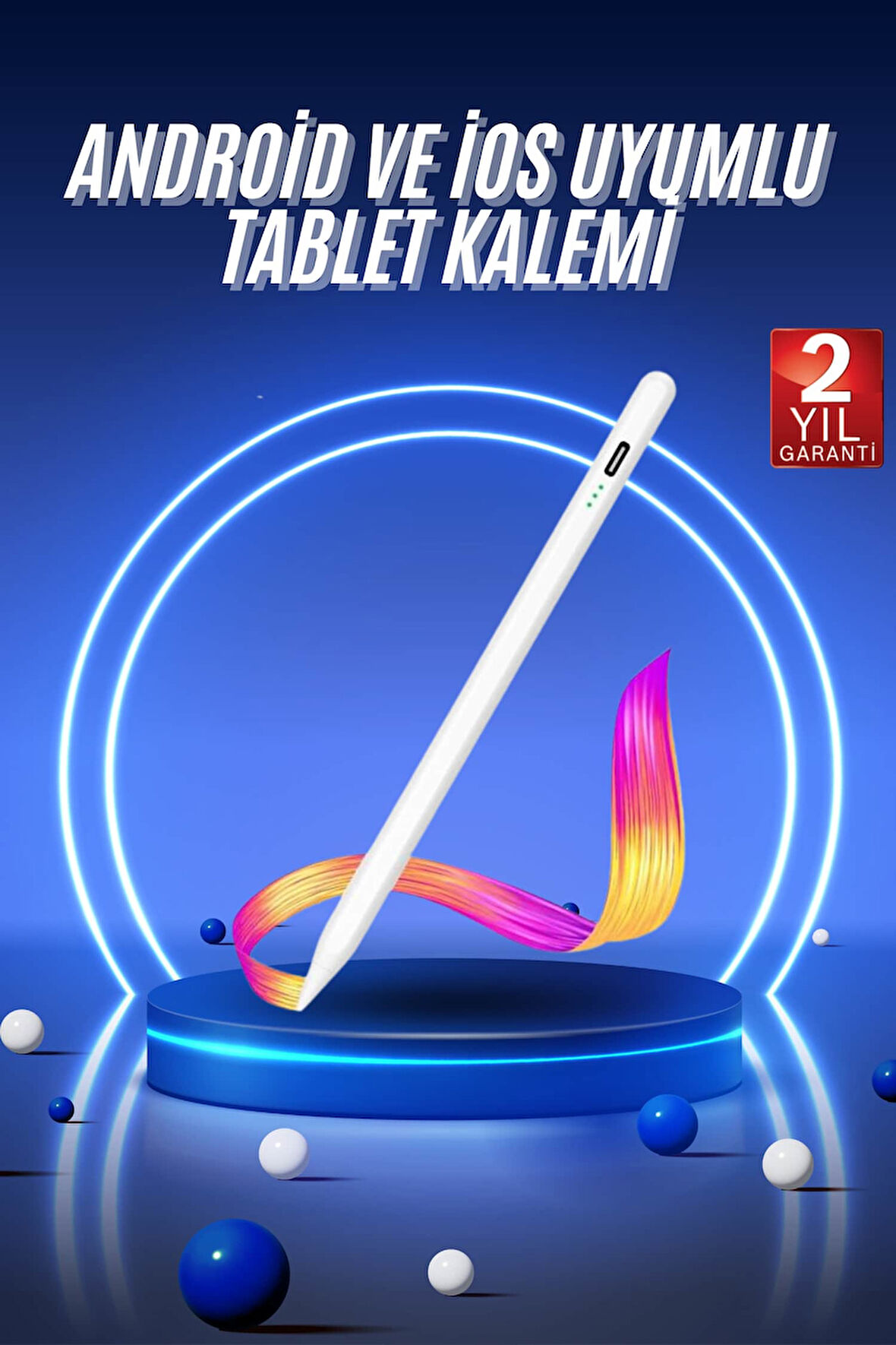 Yazı Çizim Kalemi İos Android Windows Uyumlu Tablet Telefon