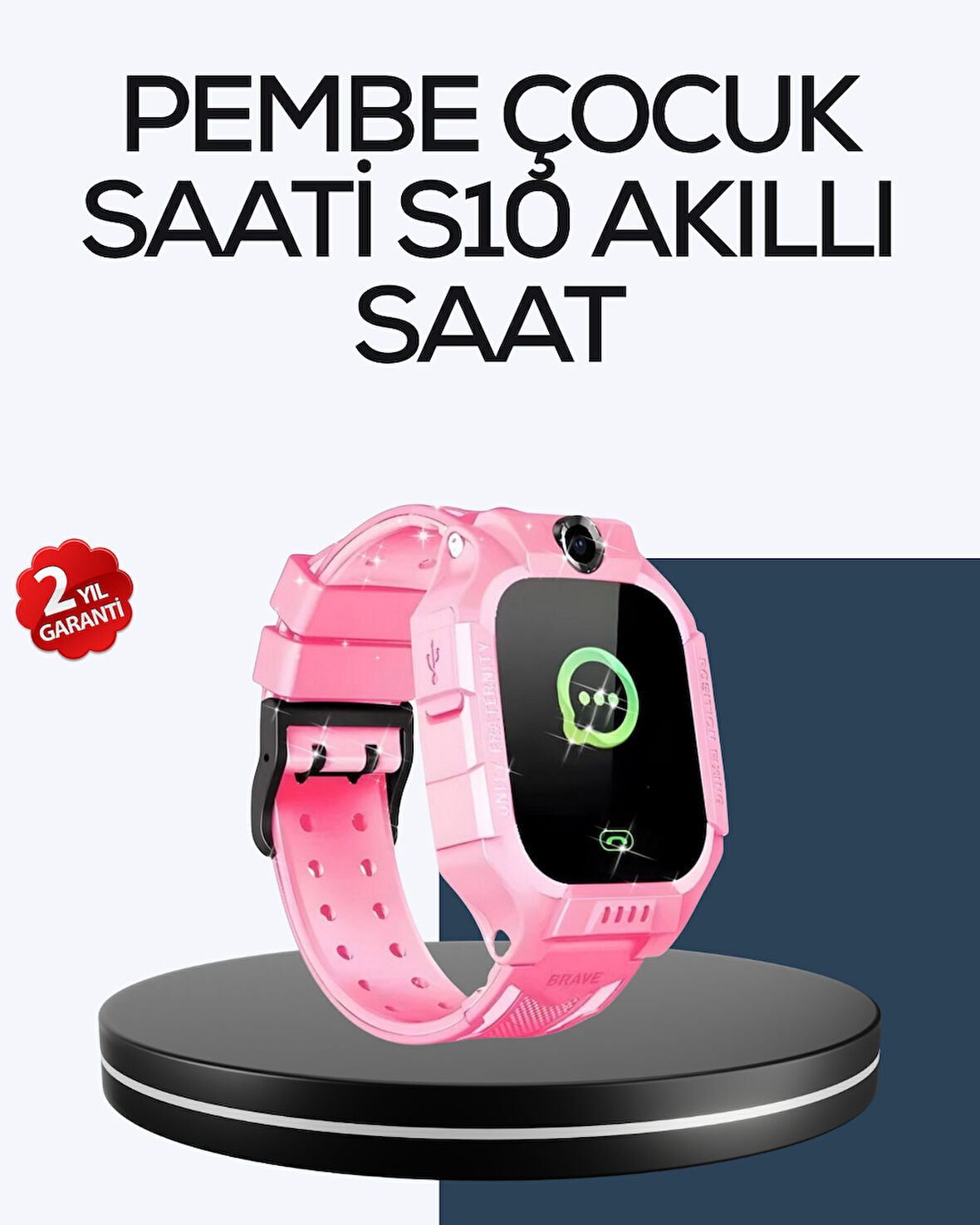 S10 Akıllı Çocuk Saati Çift Yönlü Konuşma ve SOS Fonksiyonu