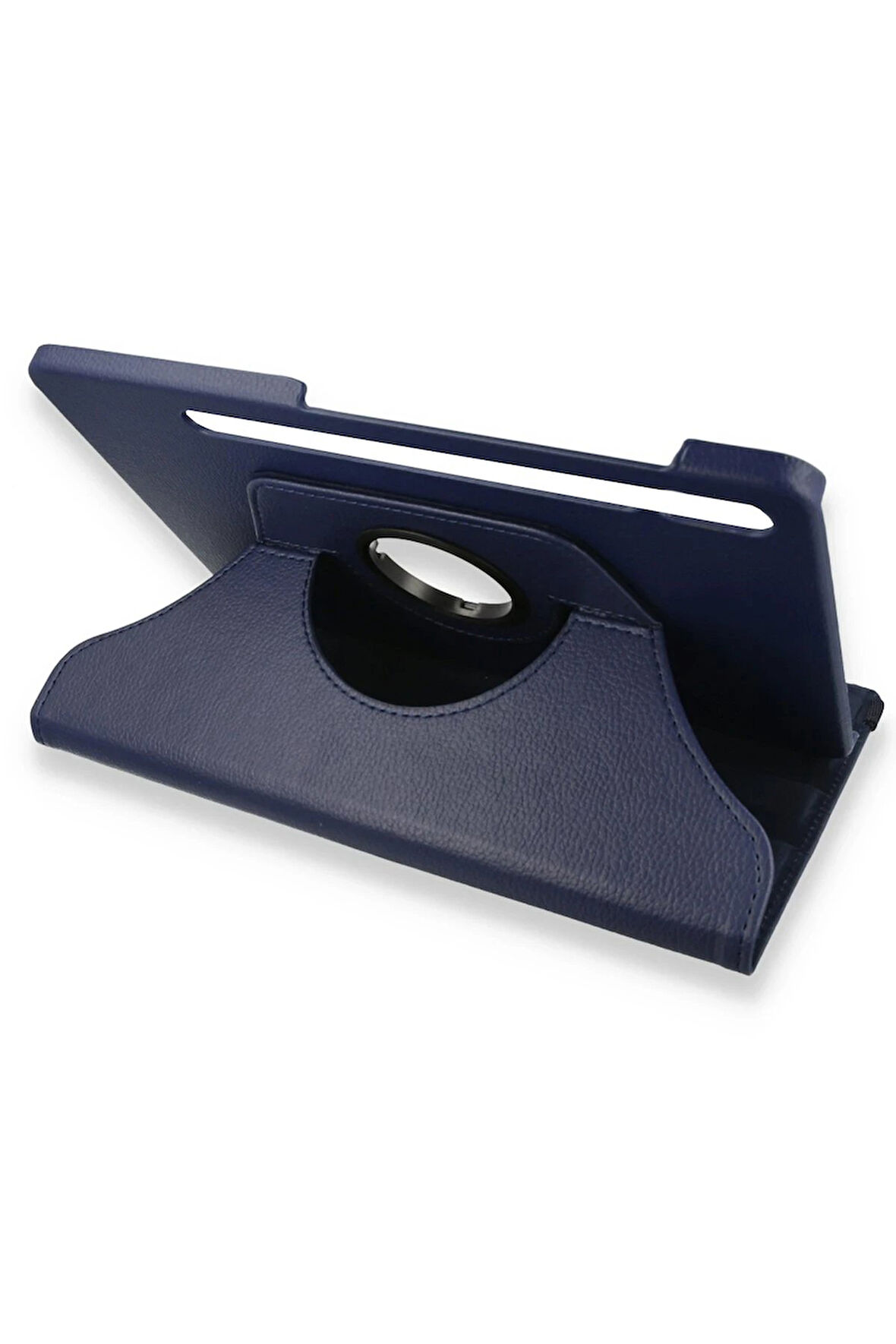 Samsung Galaxy X800 Tab S8 Plus 12.4 Kılıf 360 Tablet Deri Kılıf - Lacivert-(579