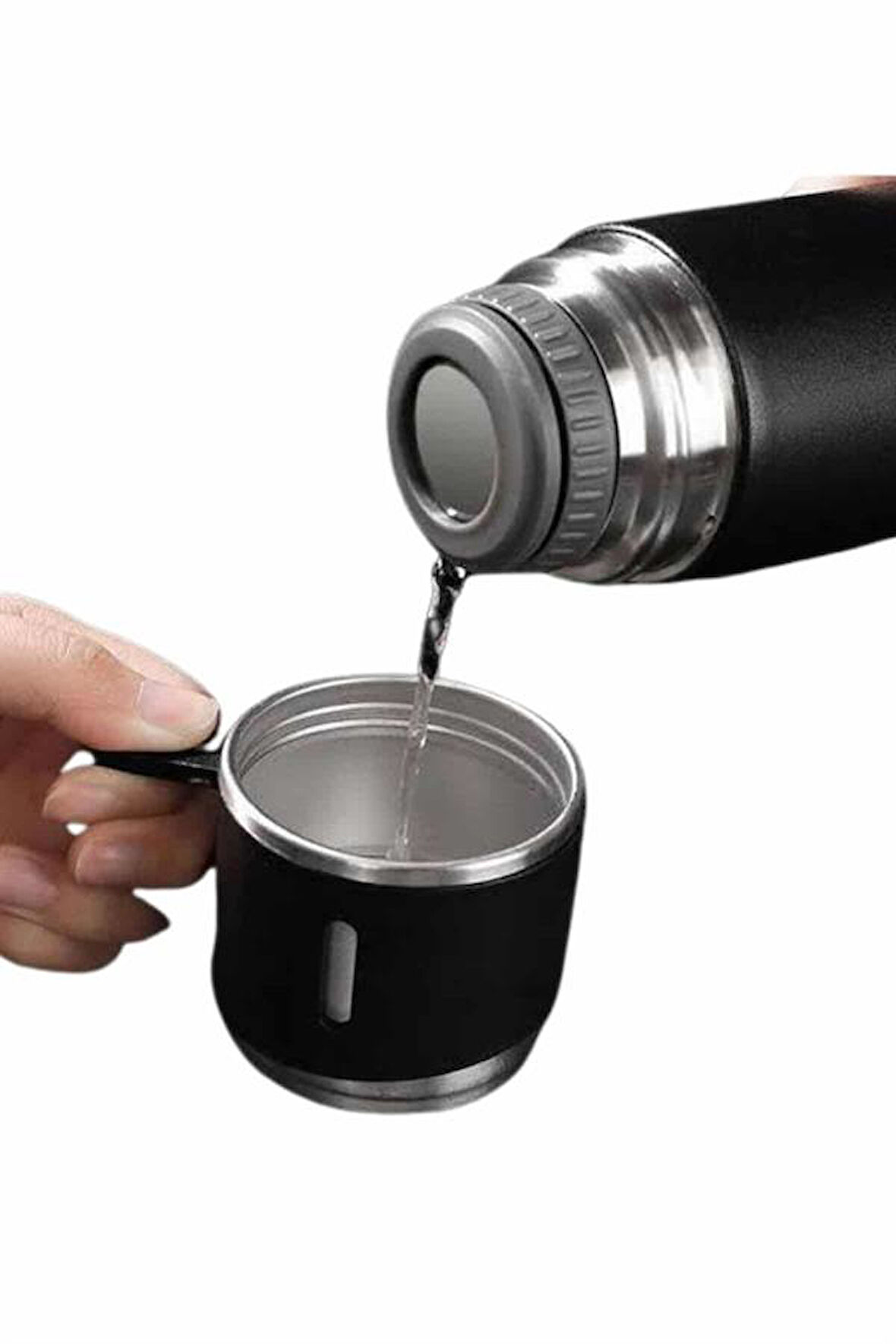 3 Bardaklı Termos Seti Anneler Gününe Özel Hediye Taşınabilir Sızdırmaz Isı