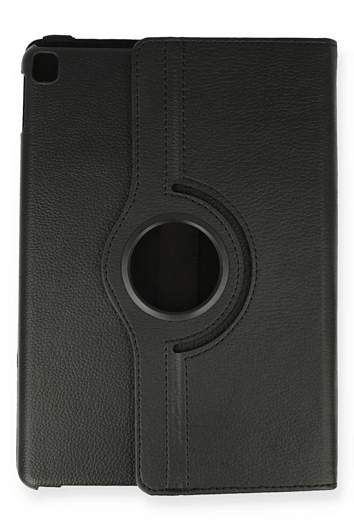 iPad Pro 13 (2024) Kılıf 360 Tablet Deri Kılıf - Siyah-(5796)