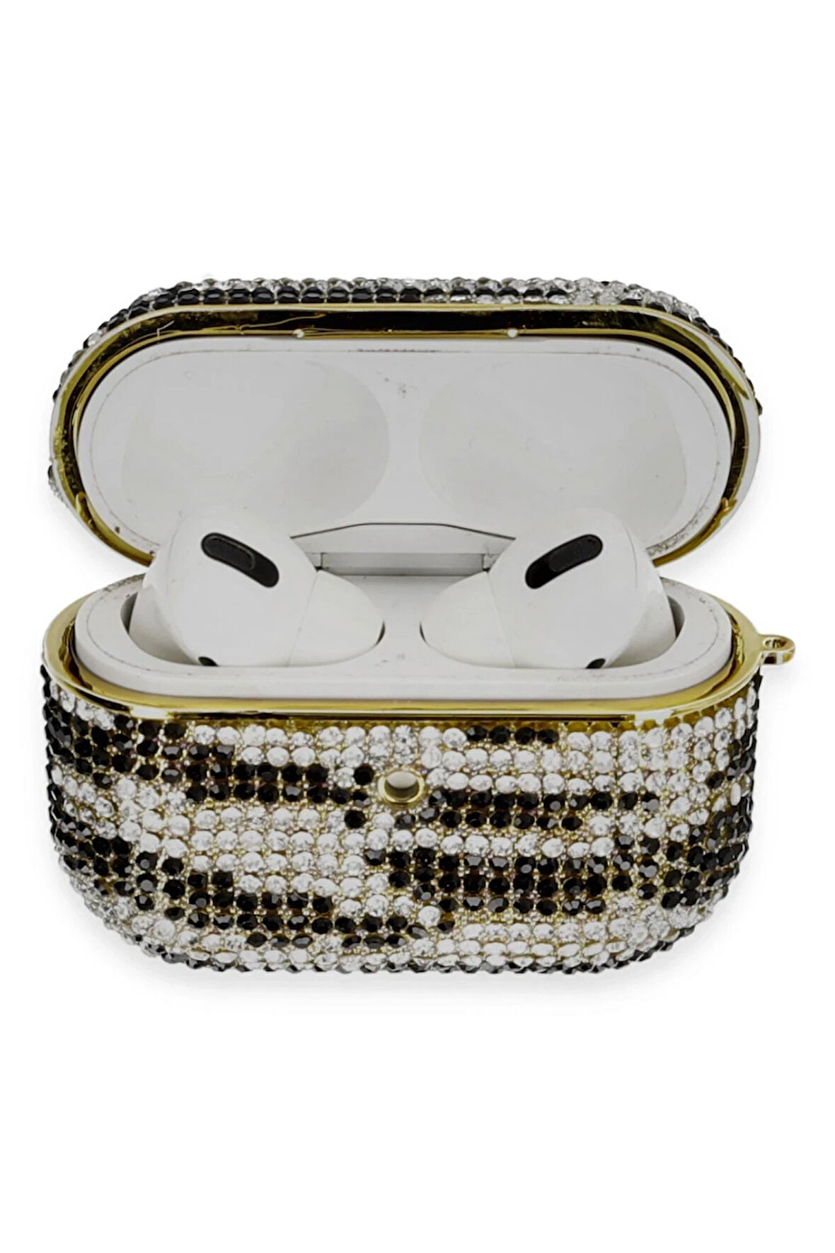 Airpods Pro 2 (2.nesil) Klor Taşlı Kılıf - Desen 5-(5796)