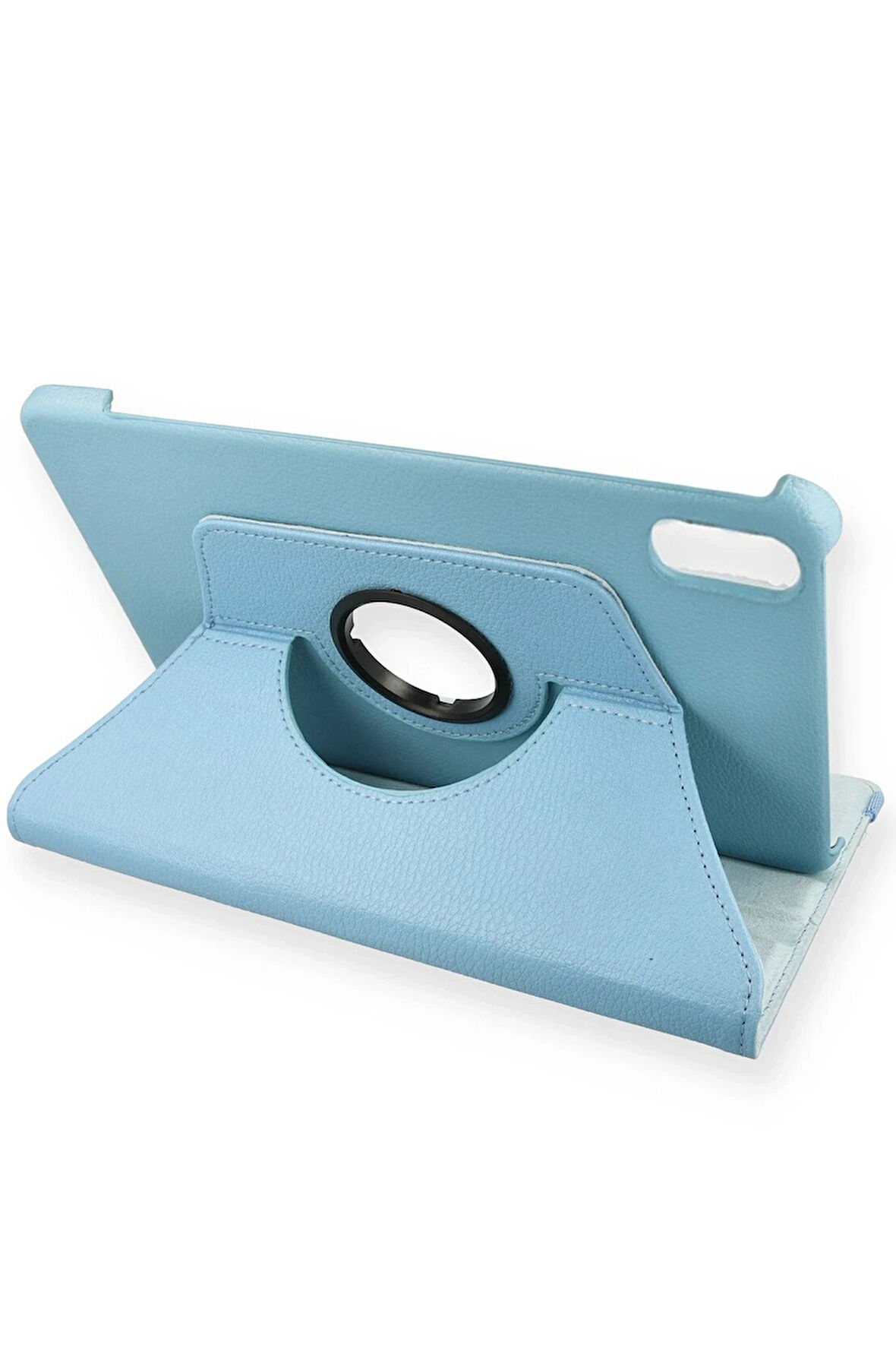 Xiaomi Redmi Pad 2 Kılıf 360 Tablet Deri Kılıf - Turkuaz-(5796)