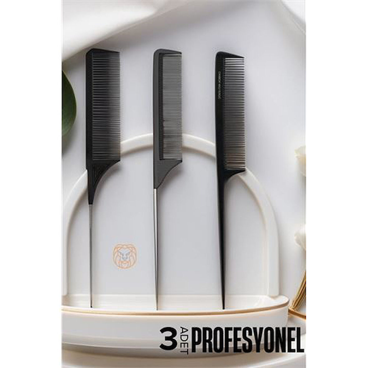 HSNET Krepe Boya Tarağı Profesyonel 3 lü Set