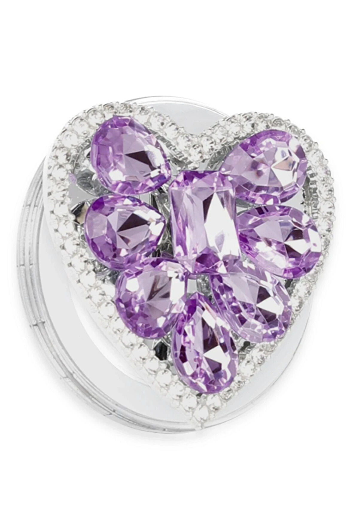 Kickstand Taşlı Magsafe Stand - Mor-(5796)