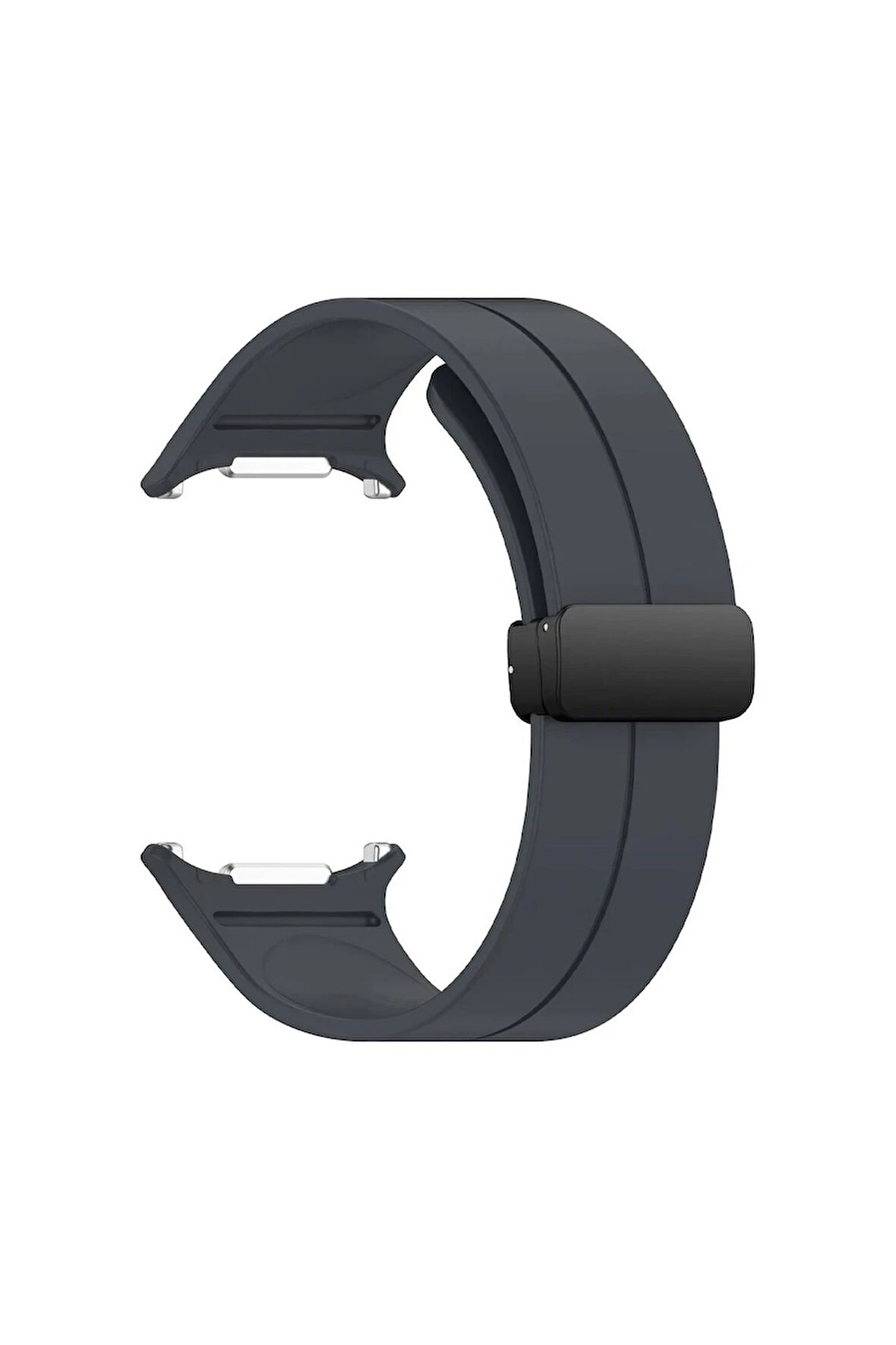 Watch 7 Ultra KR418 Tender Silikon Kordon - Gri-(5796)