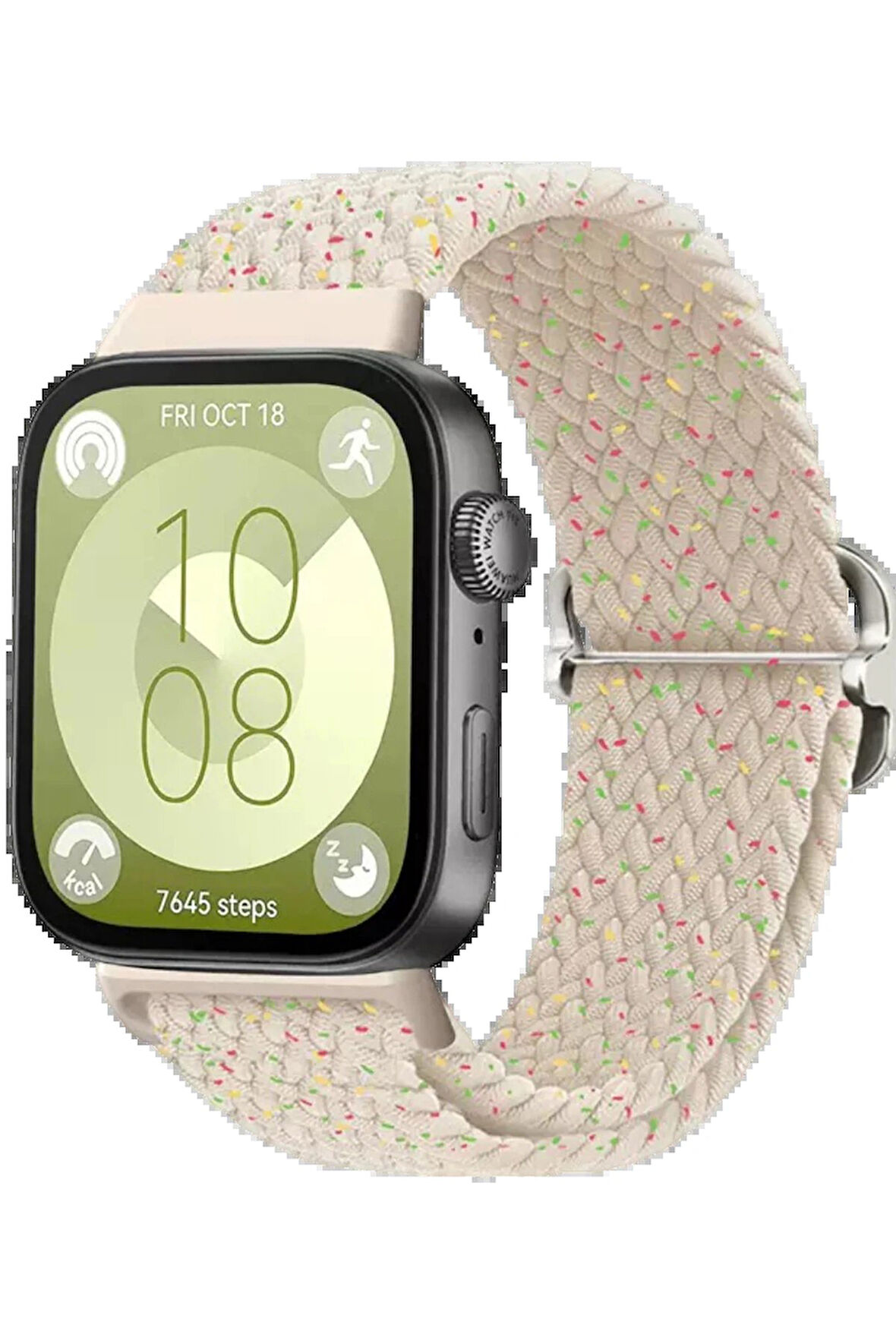 Huawei Fit 4 Star Kordon - Gri-Turuncu-(5796)