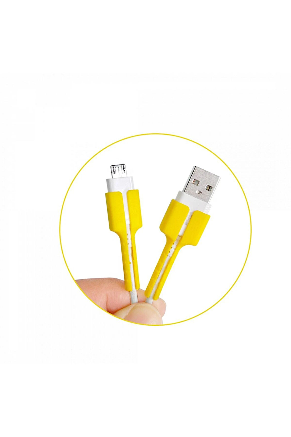 Kablo Koruyucu - Sarı-(5796)