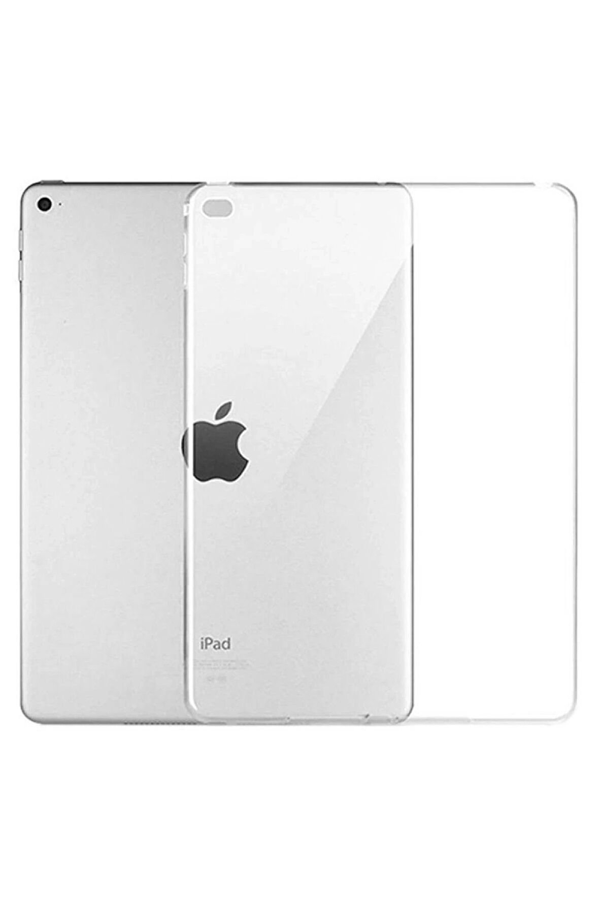 iPad 5 Air 9.7 Kılıf Tablet Şeffaf Silikon-(5796)