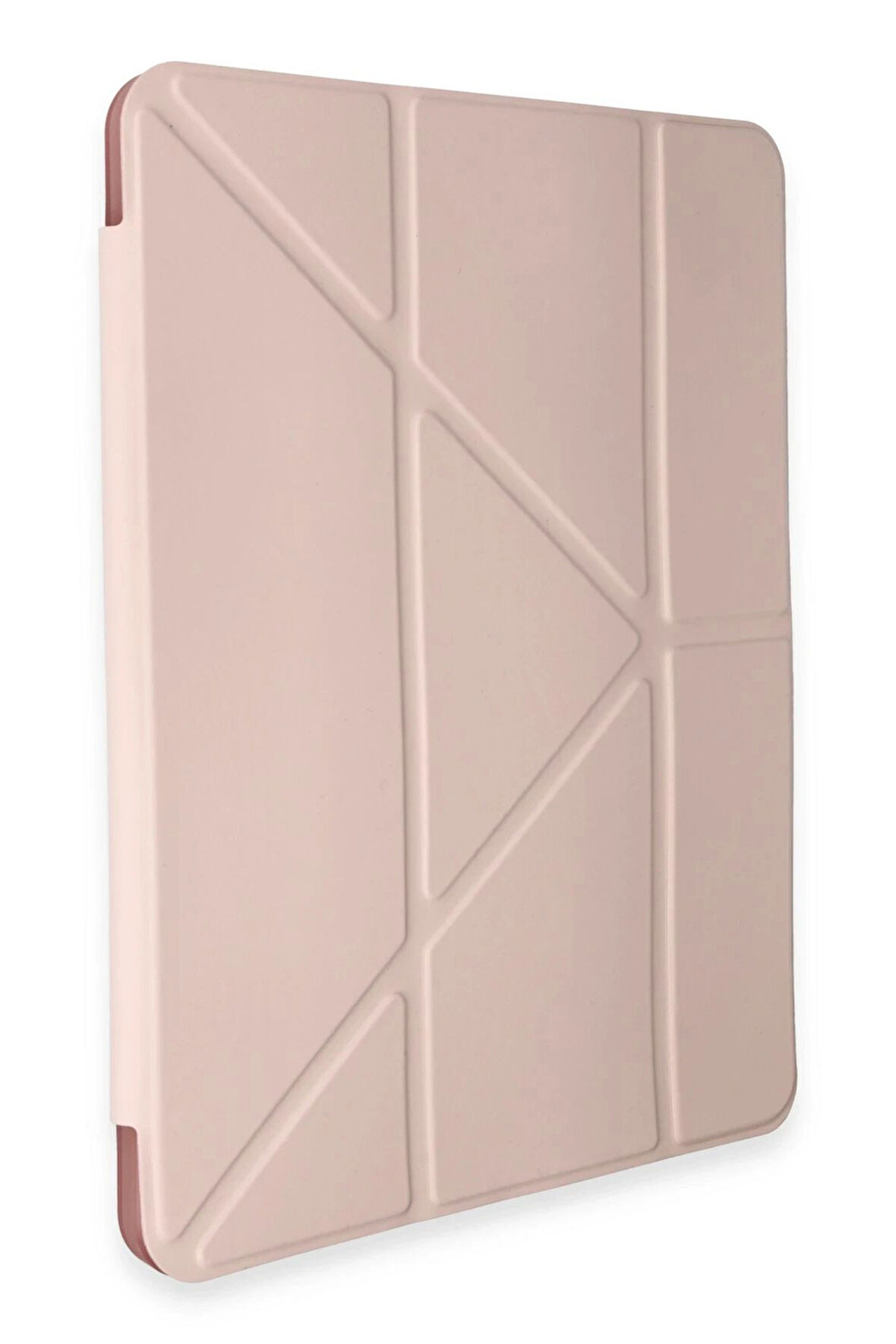 Huawei Honor Pad V9 Kılıf Kalemlikli Mars Tablet Kılıfı - Rose Gold-(5796)