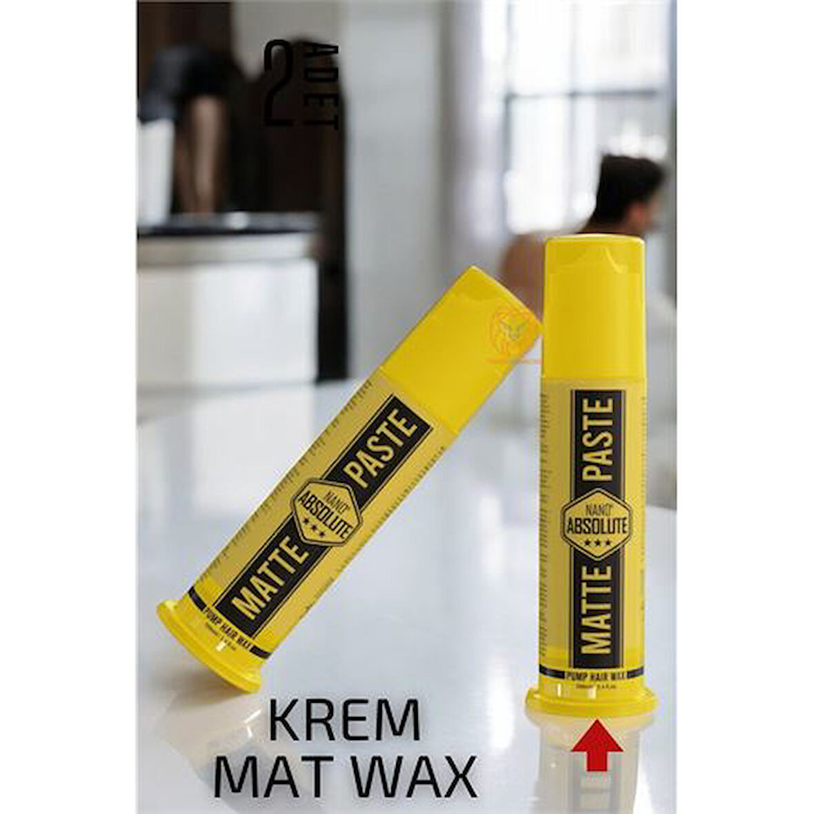 HSNET Tüplü Mat Wax Matte Paste Wax Absolute Professional