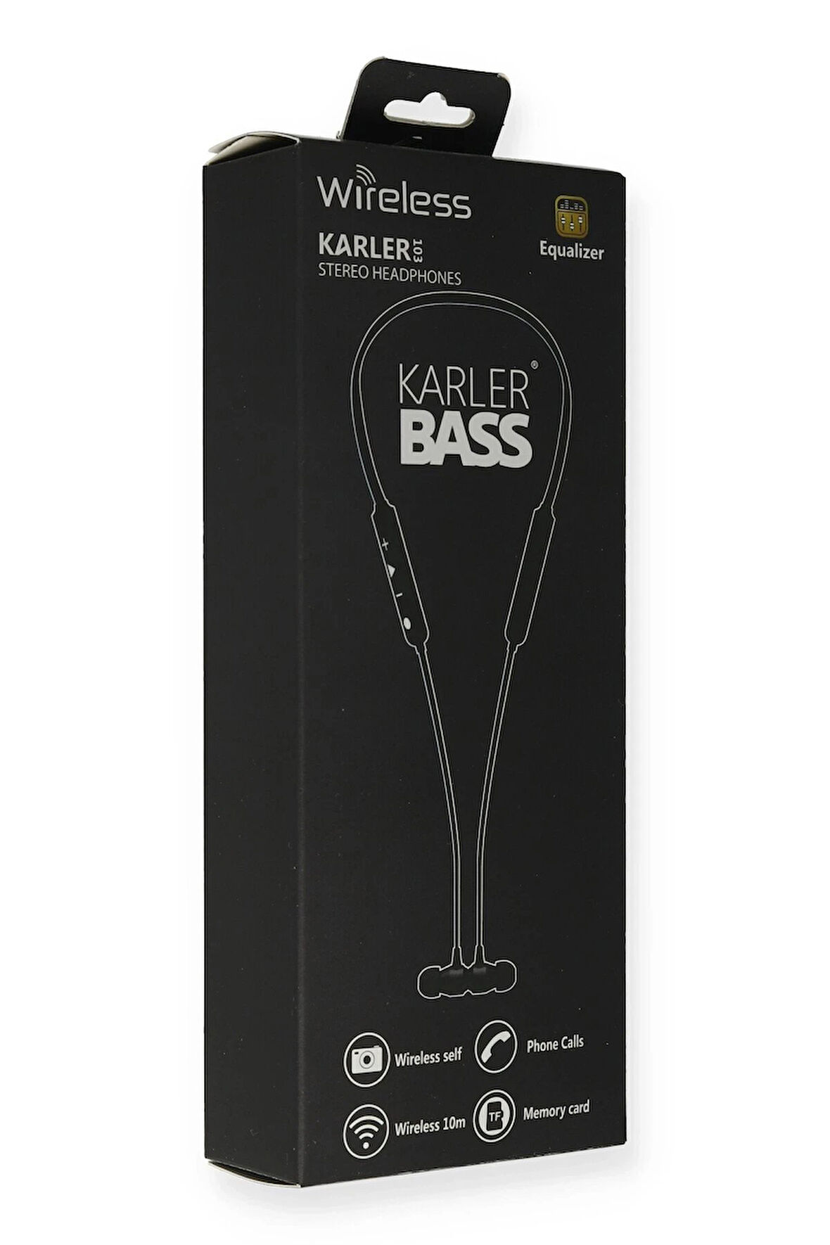 KR103 Kablosuz Kulaklık - Siyah-(5796)