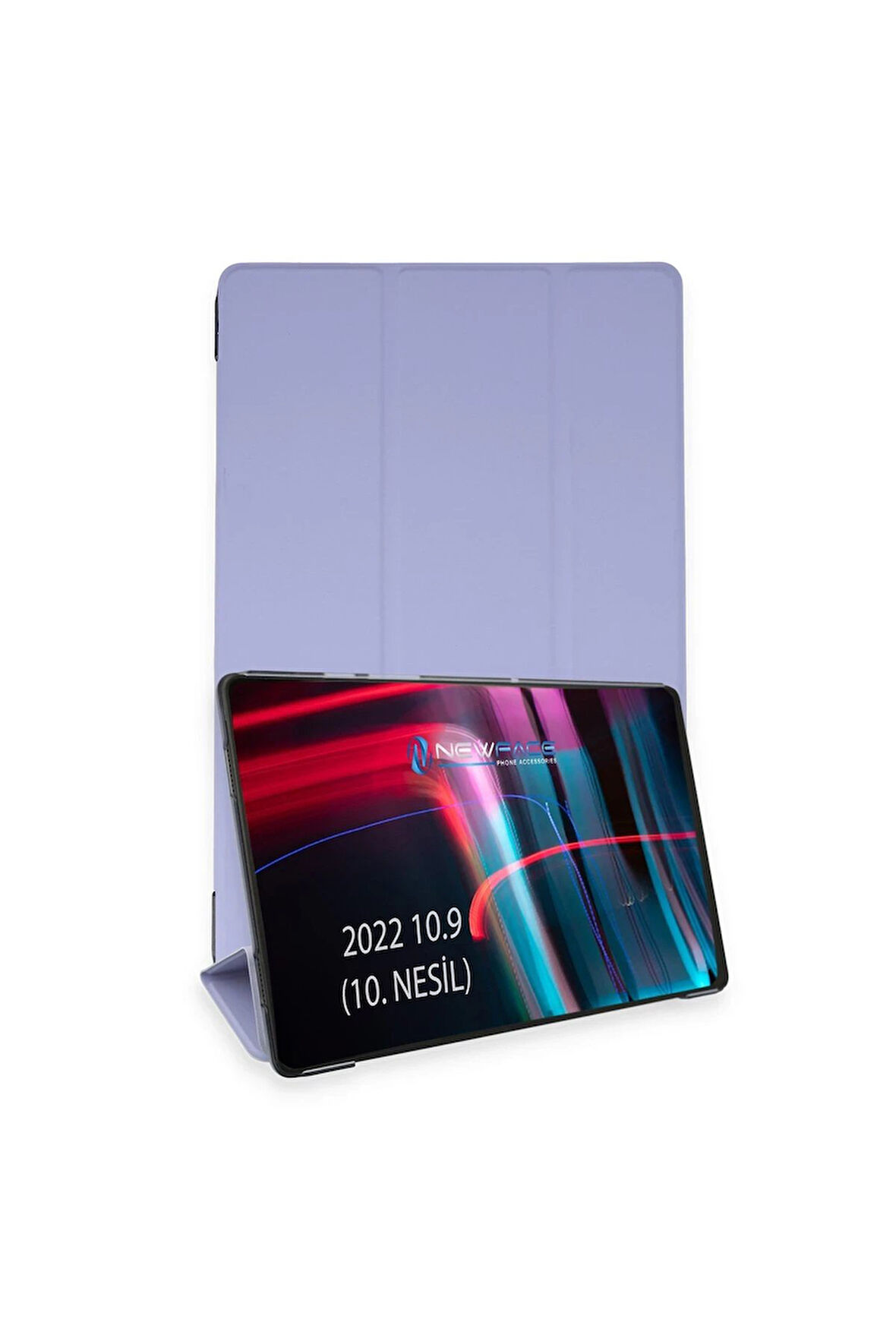 iPad 2022 10.9 (10.nesil) Kılıf Tablet Smart Kılıf - Lila-(5796)
