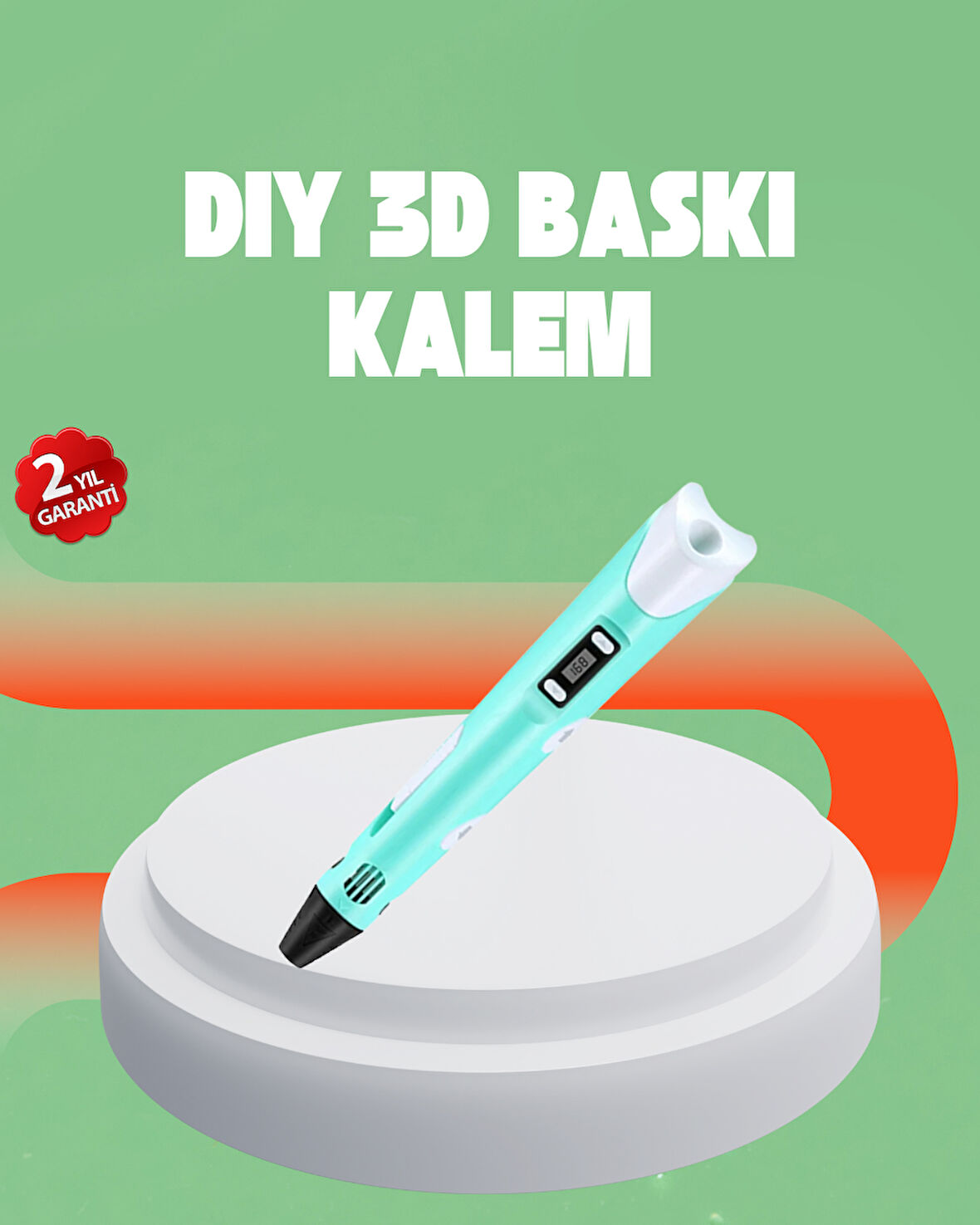 Üç Boyutlu 3D Yazıcı Kalem ABS ve PLA Uyumlu