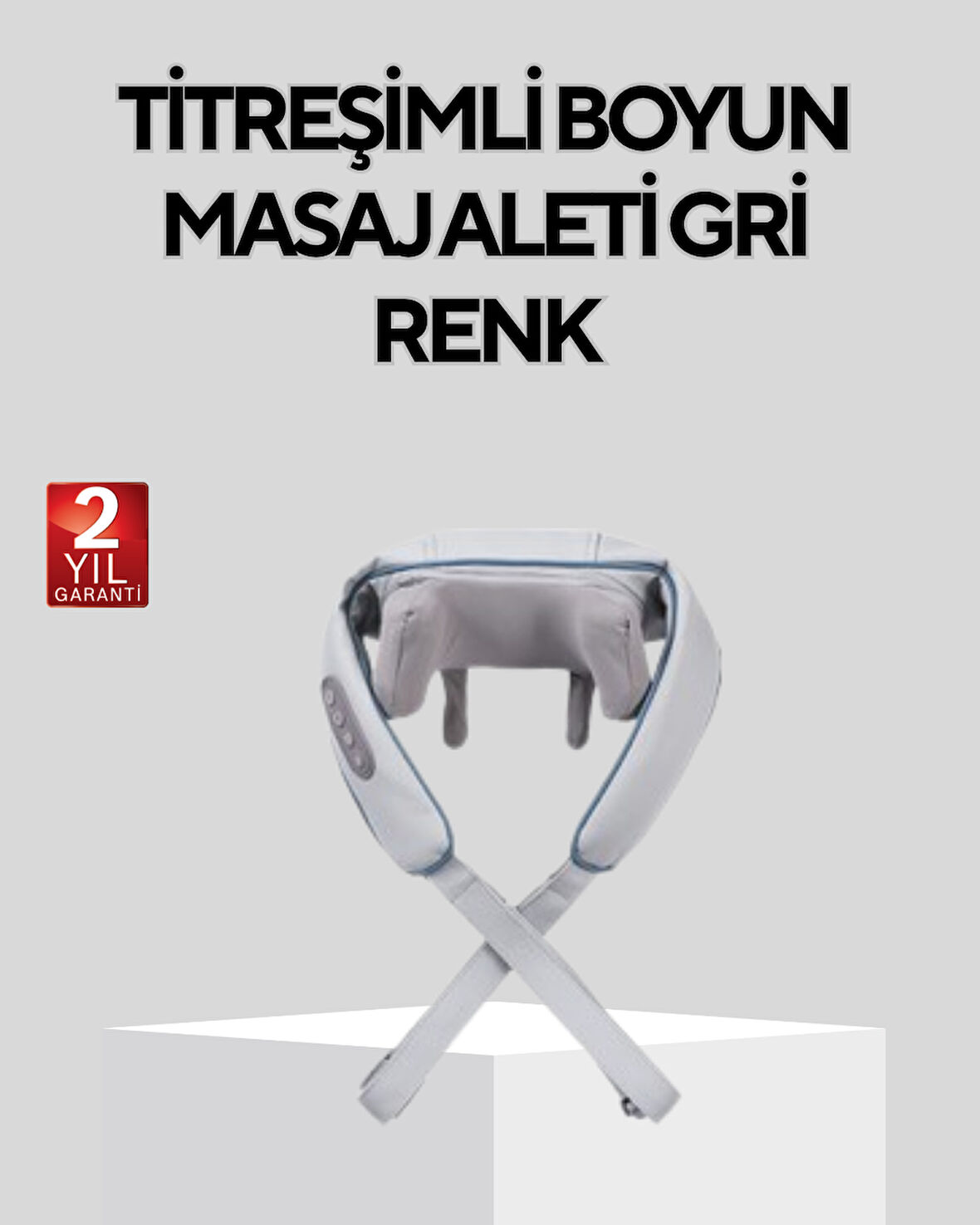 Isı Terapili Boyun ve Omuz Masaj Cihazı Sessiz Motorlu Çok Bölgeli Kullanım