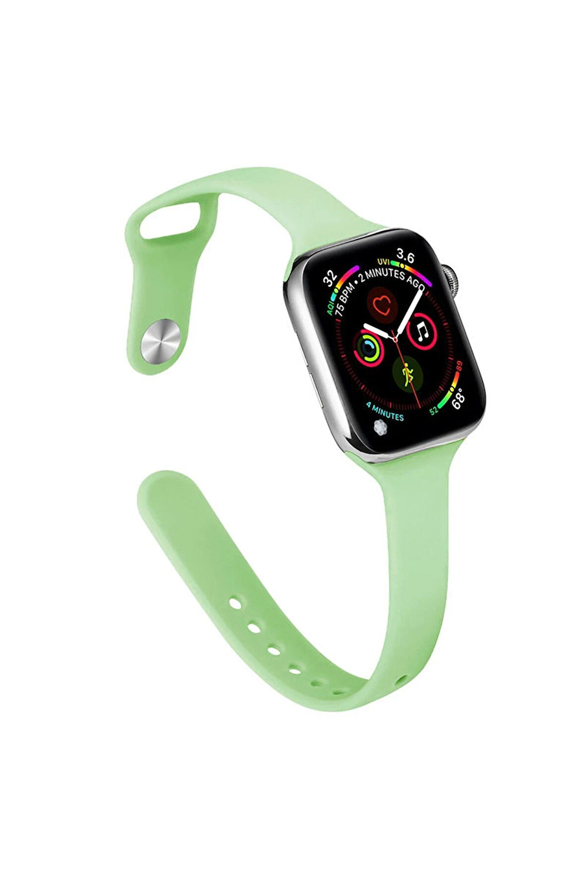 Apple Watch 38mm Klasik Kordon - Su Yeşili-(5796)