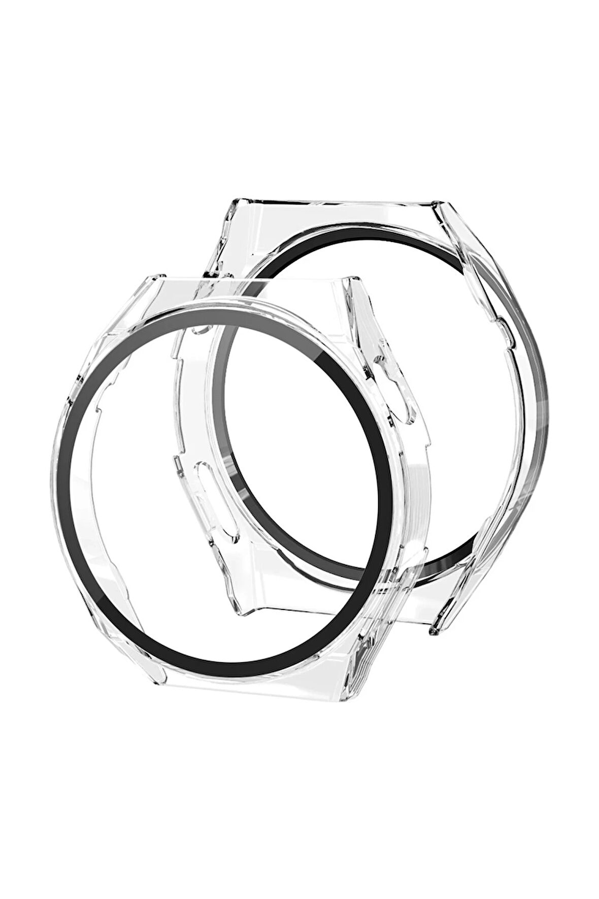 Huawei Watch GT2 Pro 46mm Dota Camlı Kasa Ekran Koruyucu - Şeffaf-(5796)