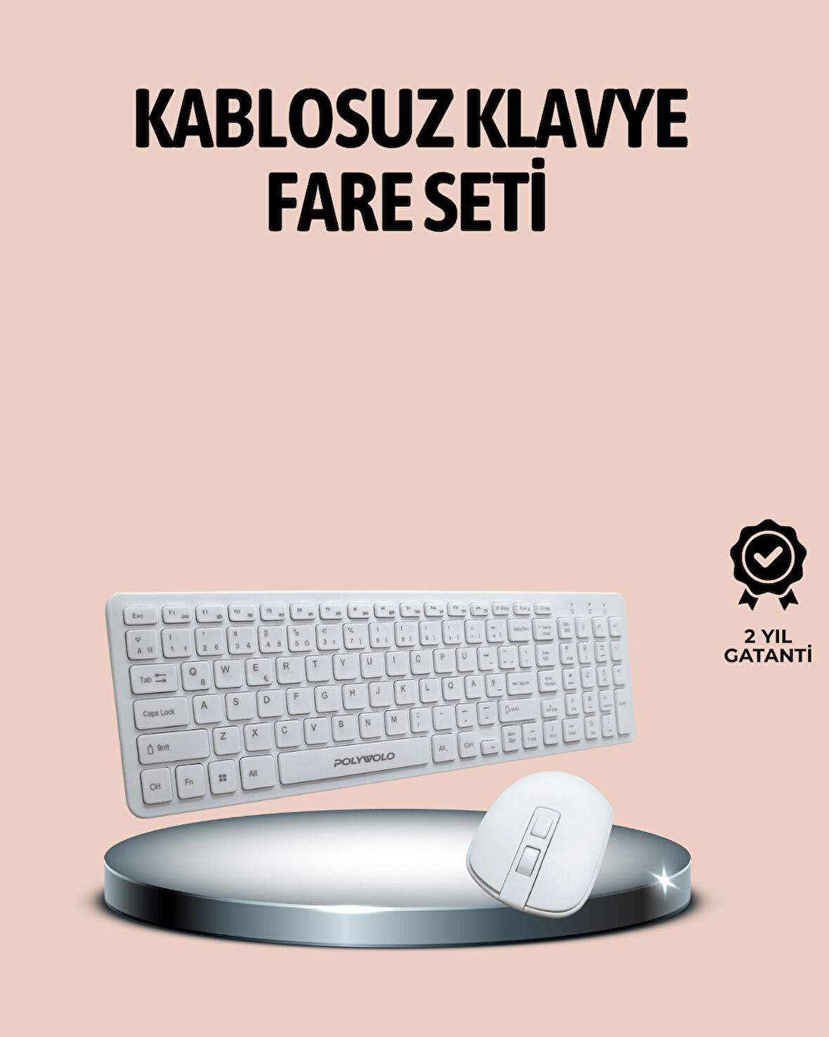 Q Klavye Klavye ve Mouse Seti USB Girişli Kablosuz