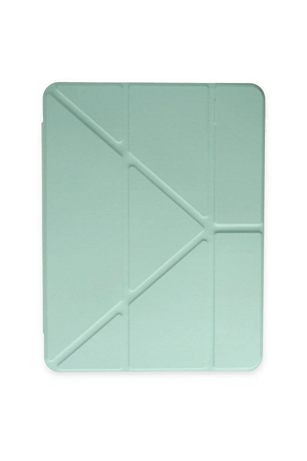 iPad Pro 12.9 (2021) Kılıf Kalemlikli Mars Tablet Kılıfı - Açık Yeşil-(5796)